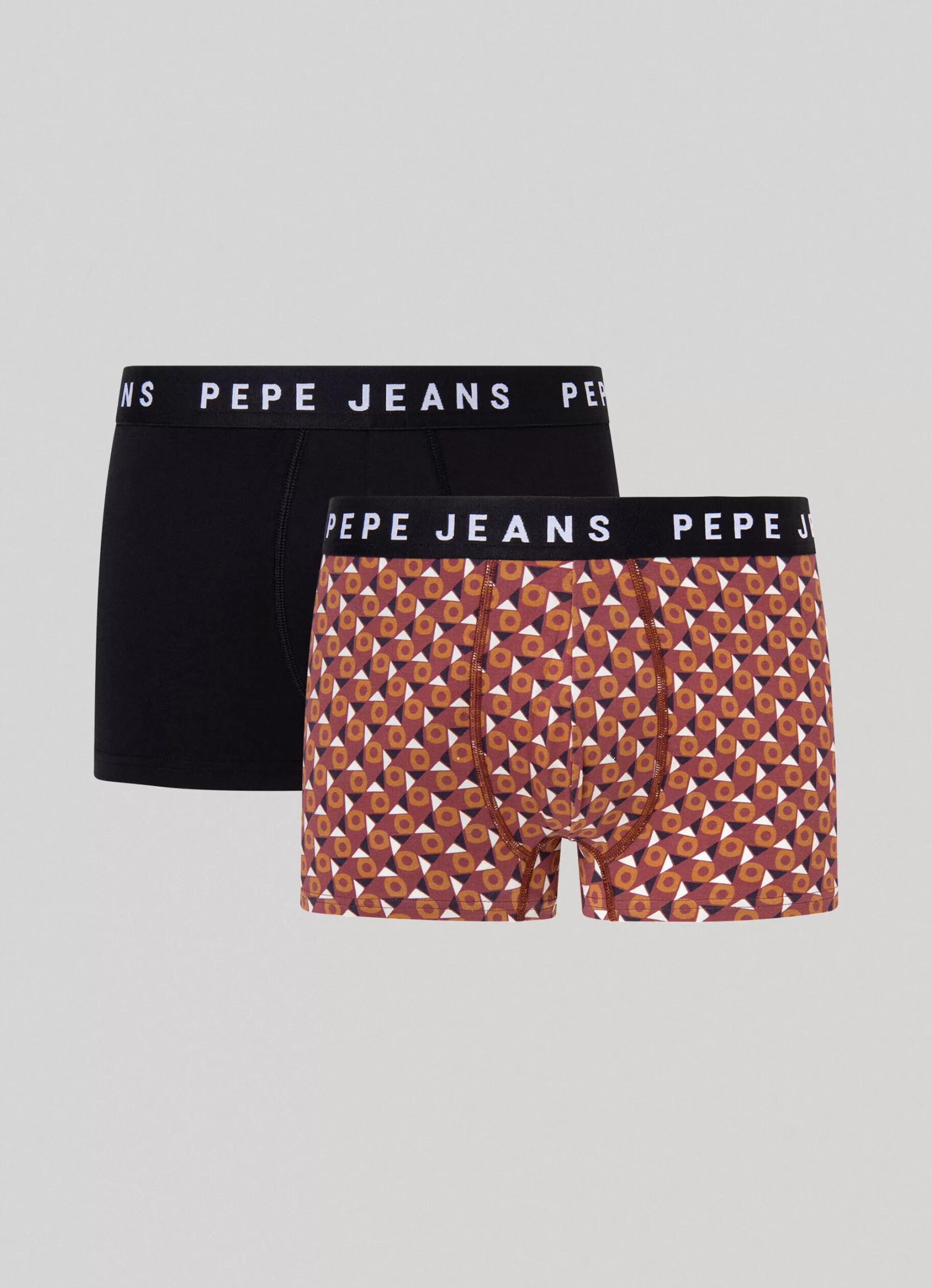 Homem Pepe Jeans Underwear>2Pack Boxers Padrao Geometrico