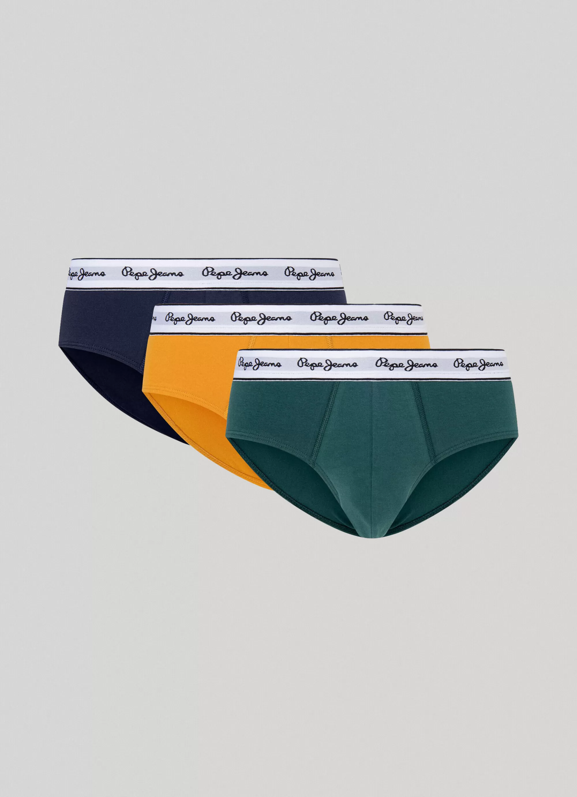 Homem Pepe Jeans Underwear>3Pack Cuecas Cores Lisas