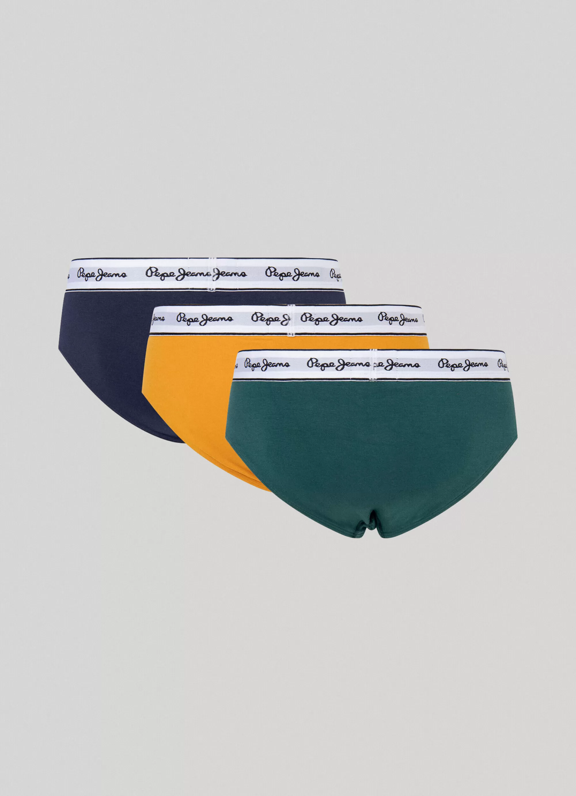 Homem Pepe Jeans Underwear>3Pack Cuecas Cores Lisas