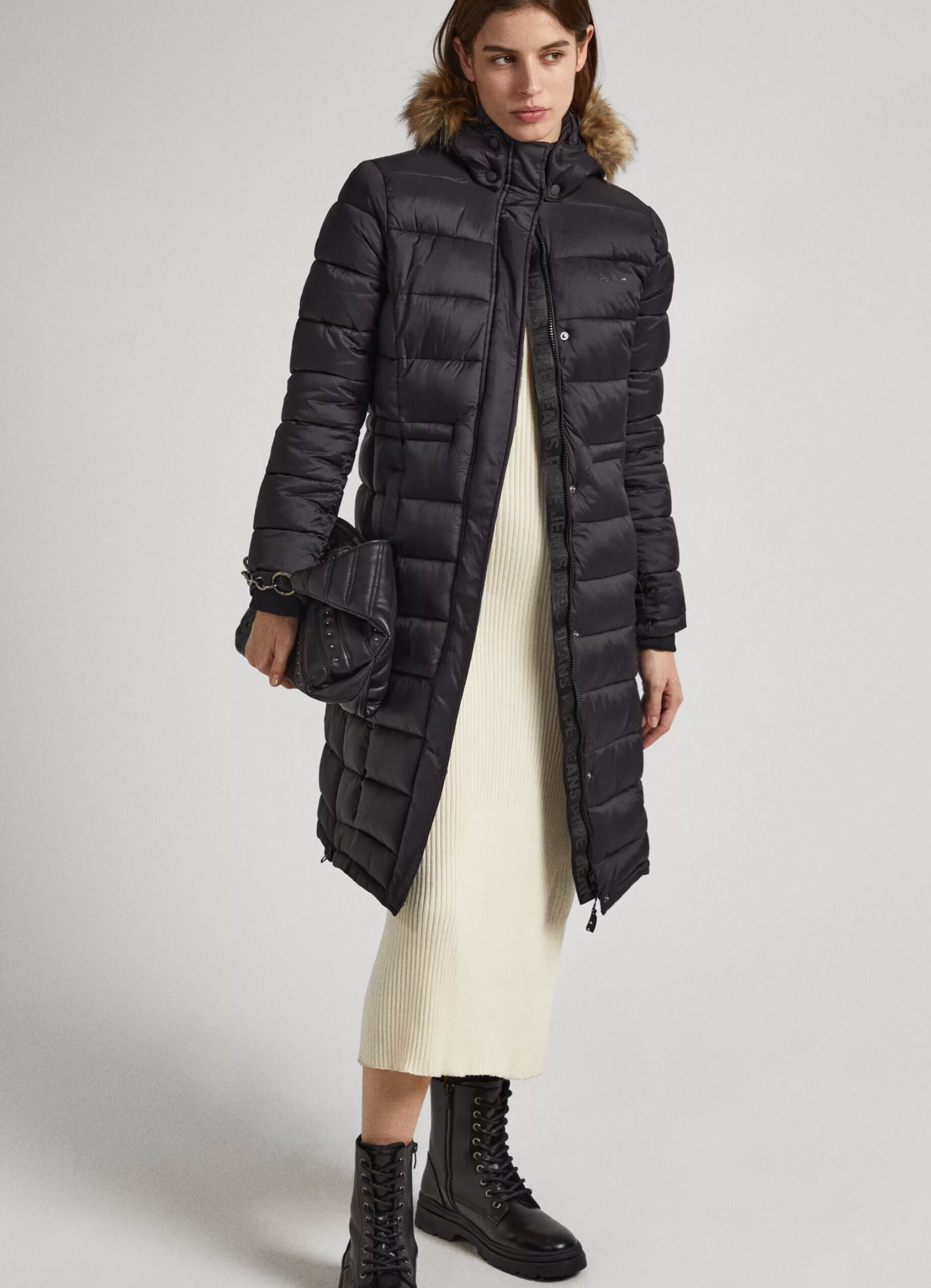 Mulher Pepe Jeans Casaco E Jaquetas>Blusao Comprido Acolchoado