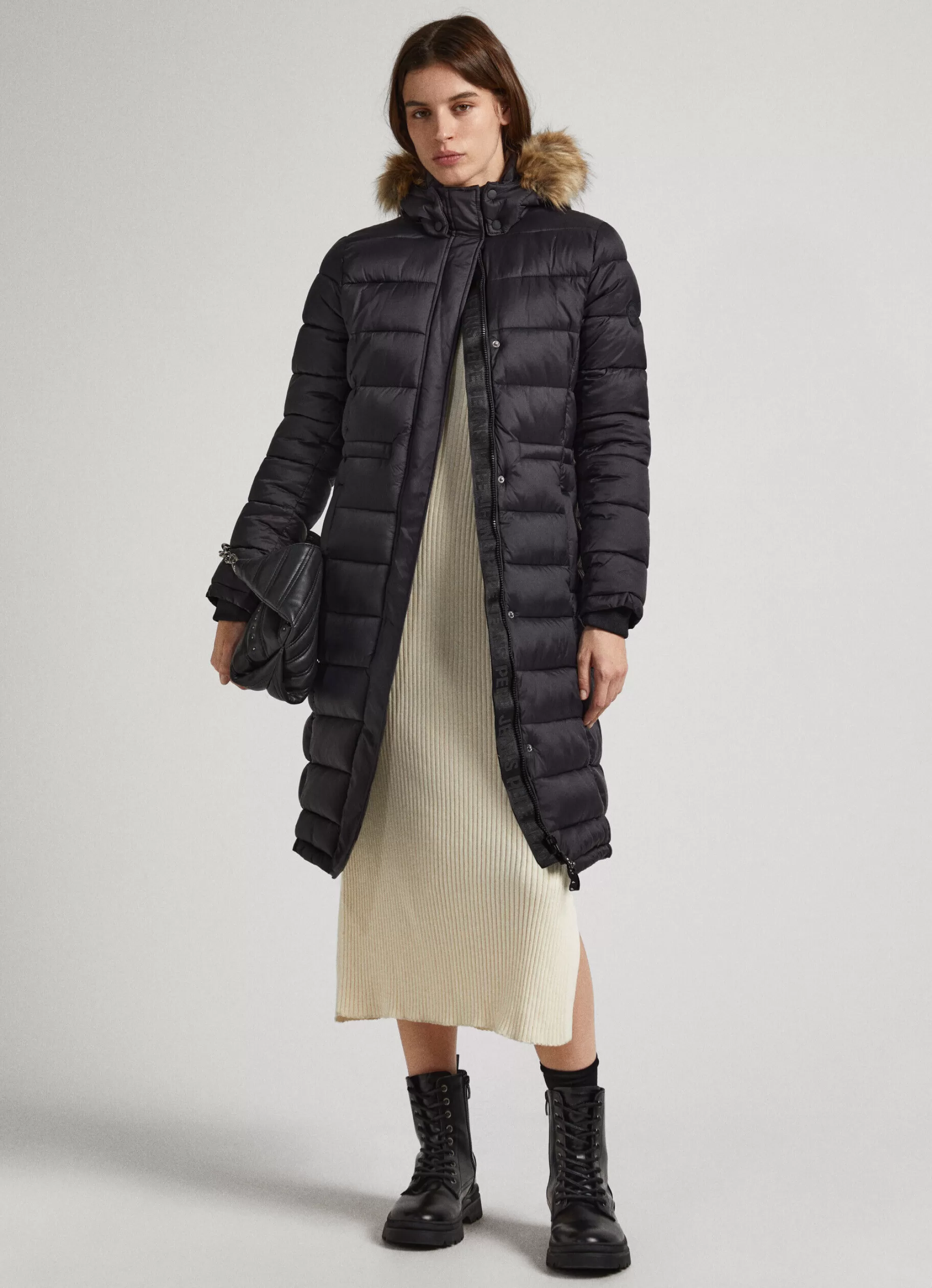 Mulher Pepe Jeans Casaco E Jaquetas>Blusao Comprido Acolchoado