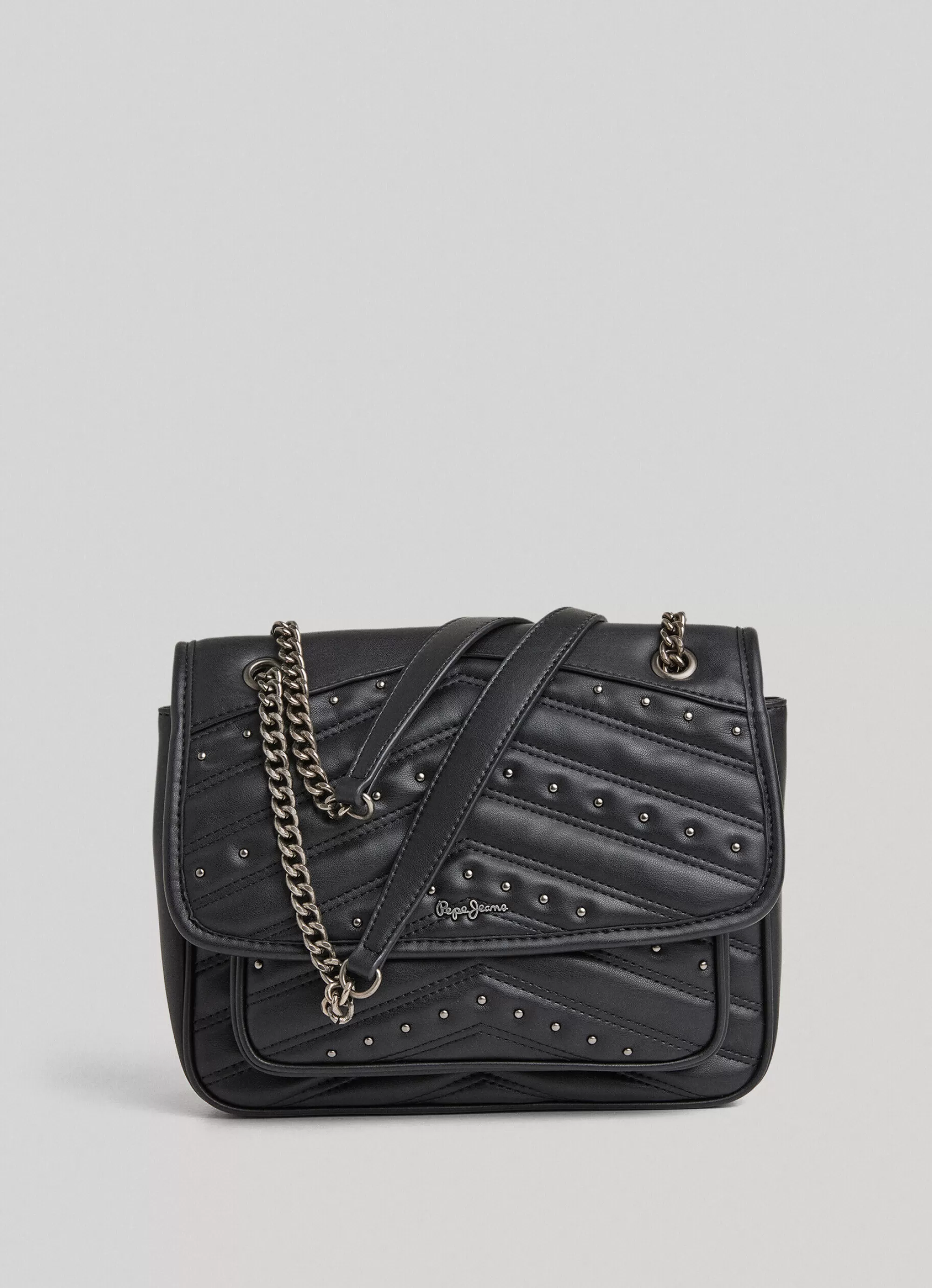 Mulher Pepe Jeans Bolsas E Mochilas>Bolsa De Ombro Com Tachas