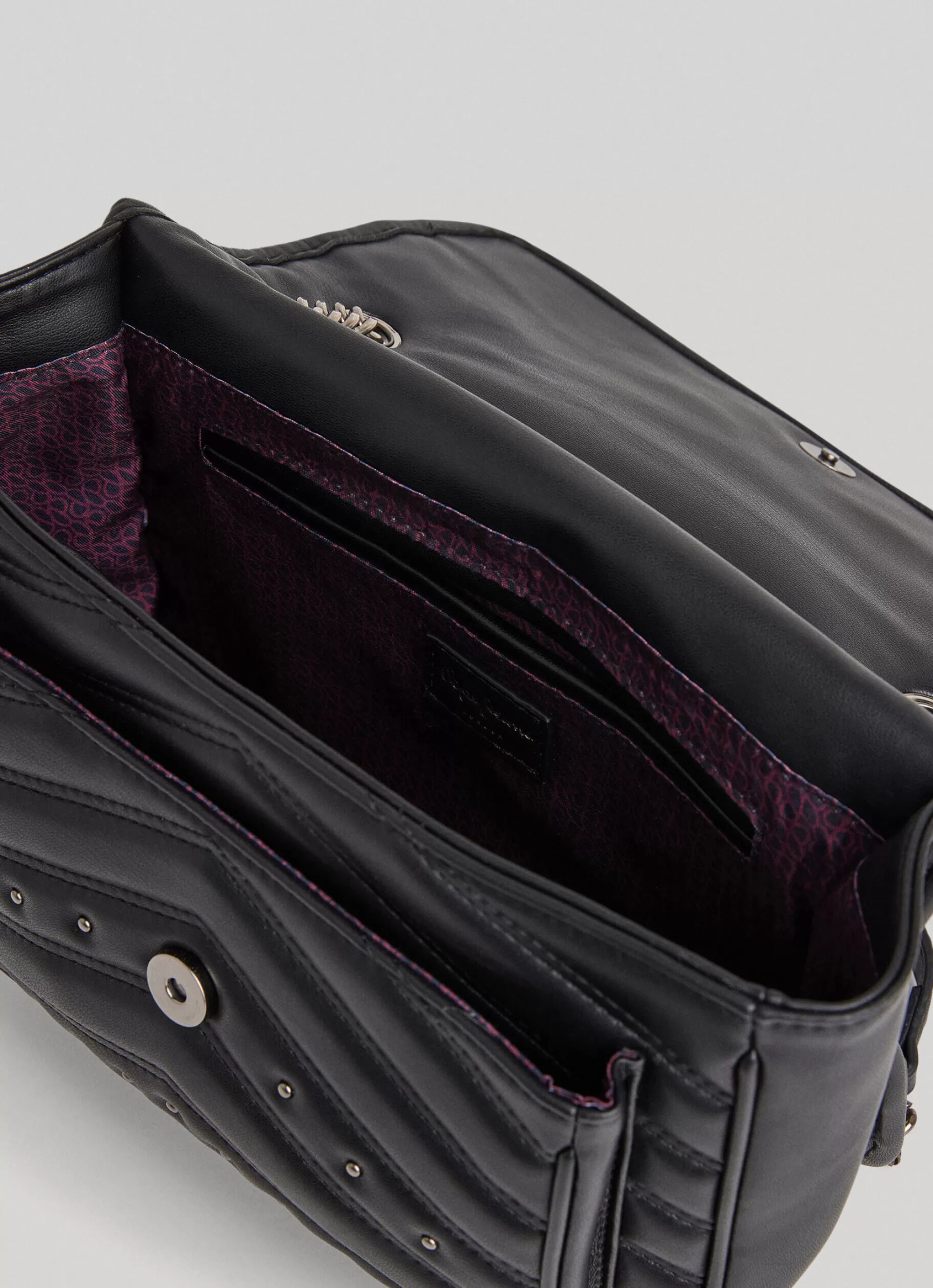 Mulher Pepe Jeans Bolsas E Mochilas>Bolsa De Ombro Com Tachas