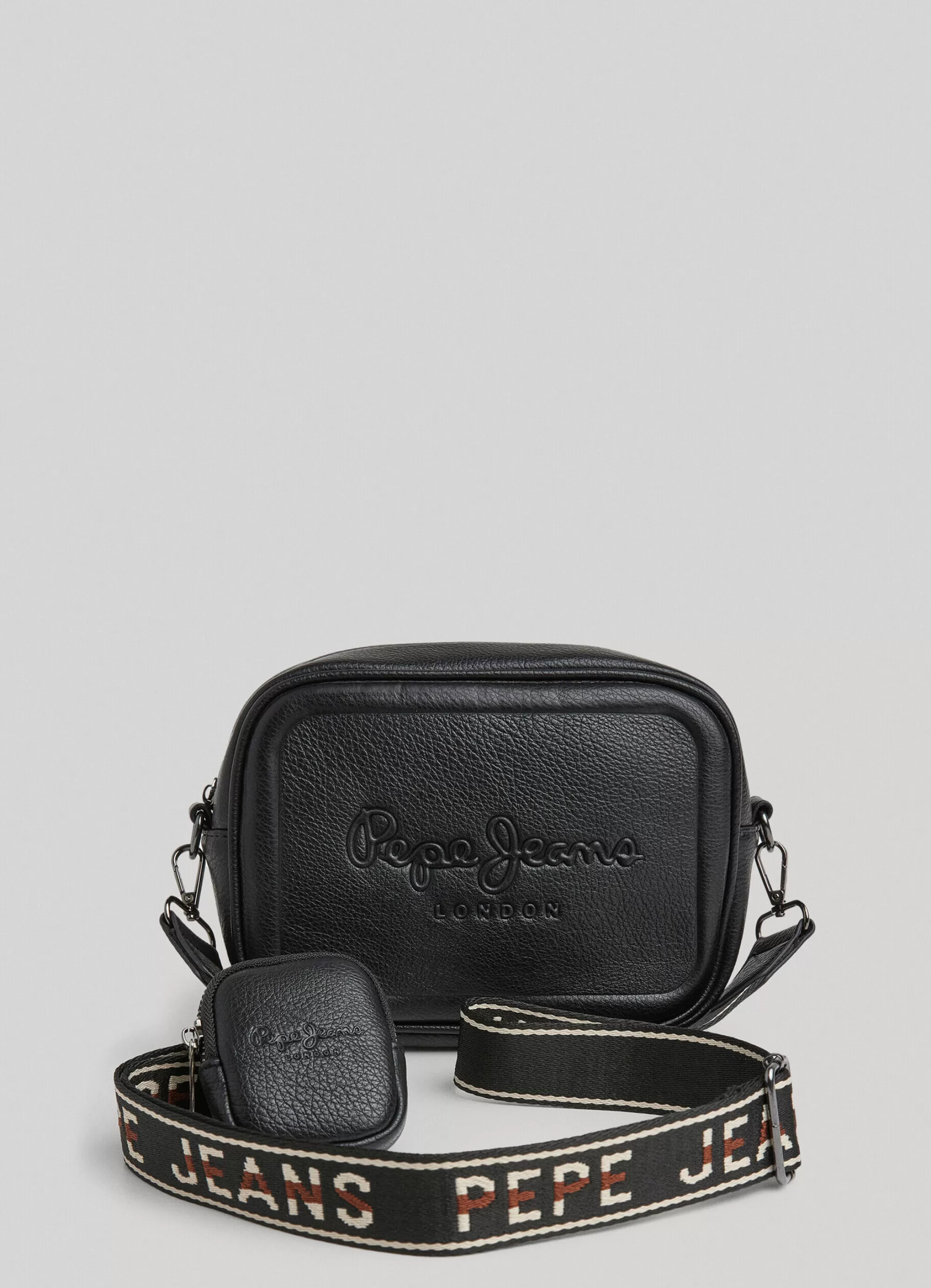 Mulher Pepe Jeans Bolsas E Mochilas>Bolsa De Ombro De Couro Para Camera