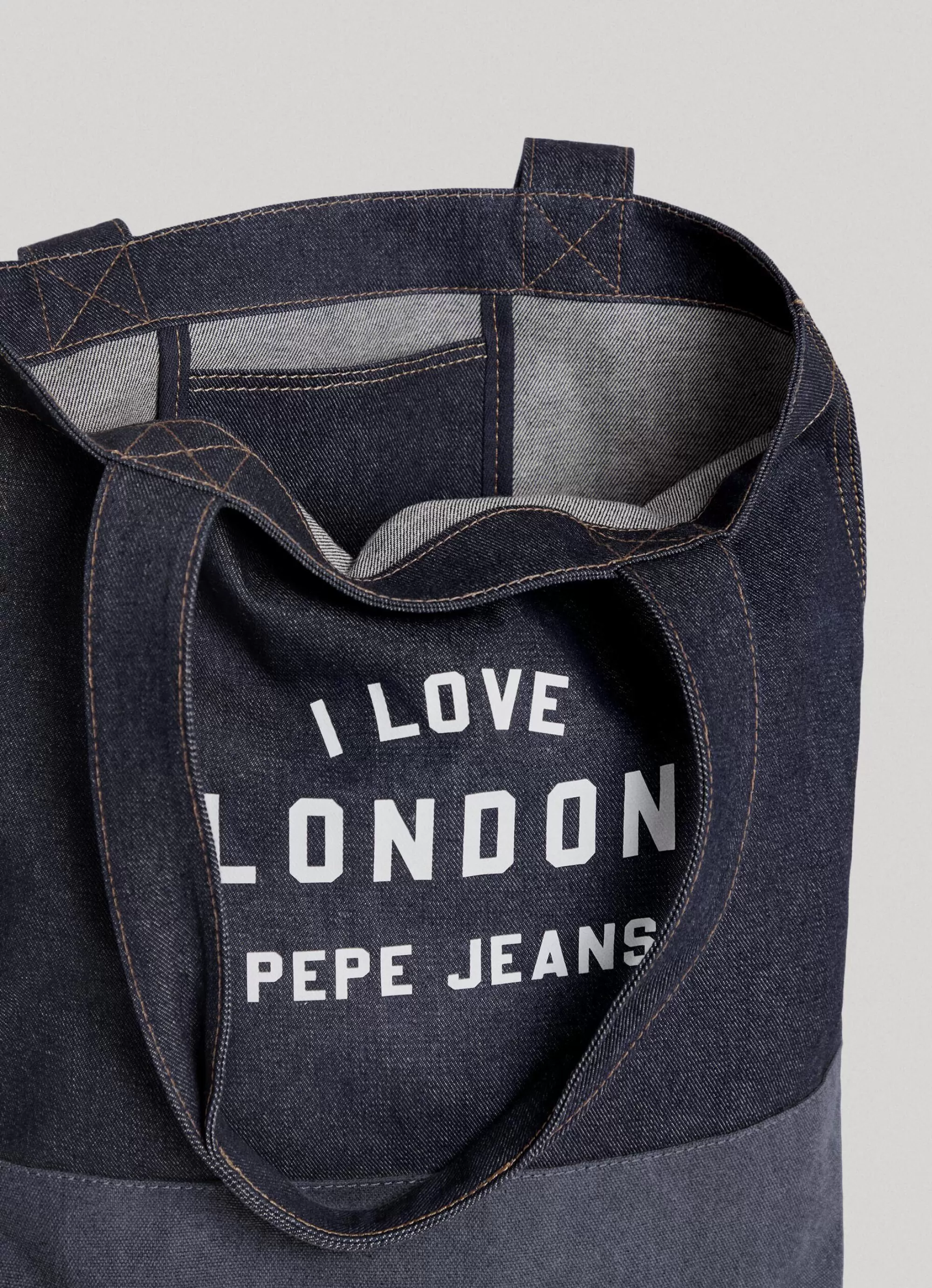 Homem Pepe Jeans Mochilas E Sacos>Bolsa Tote Em Tecido