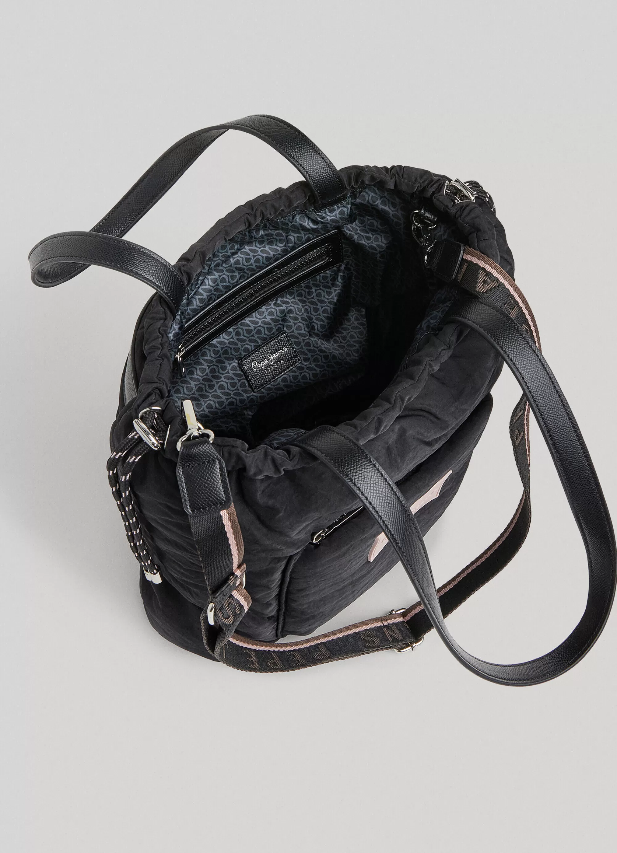 Mulher Pepe Jeans Bolsas E Mochilas>Bolsa Tote Em Tecido Leve