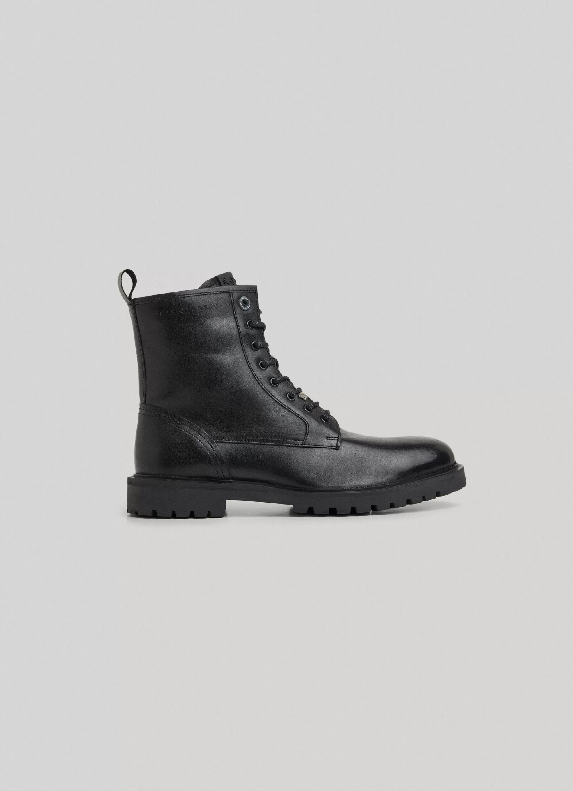 Homem Pepe Jeans Botas E Sapatos>Botas De Couro Cano Alto