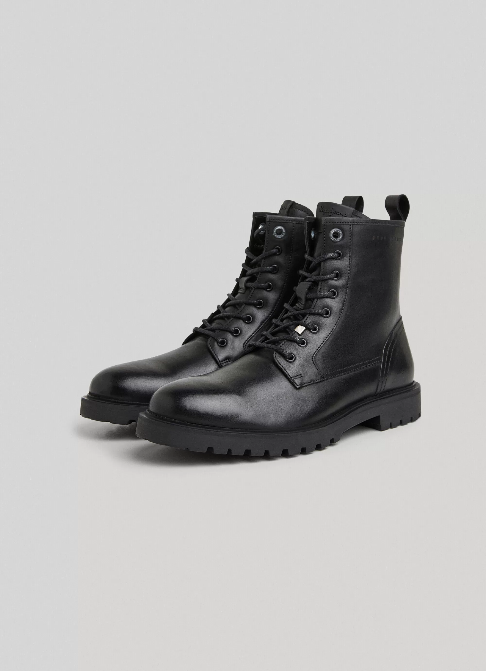 Homem Pepe Jeans Botas E Sapatos>Botas De Couro Cano Alto