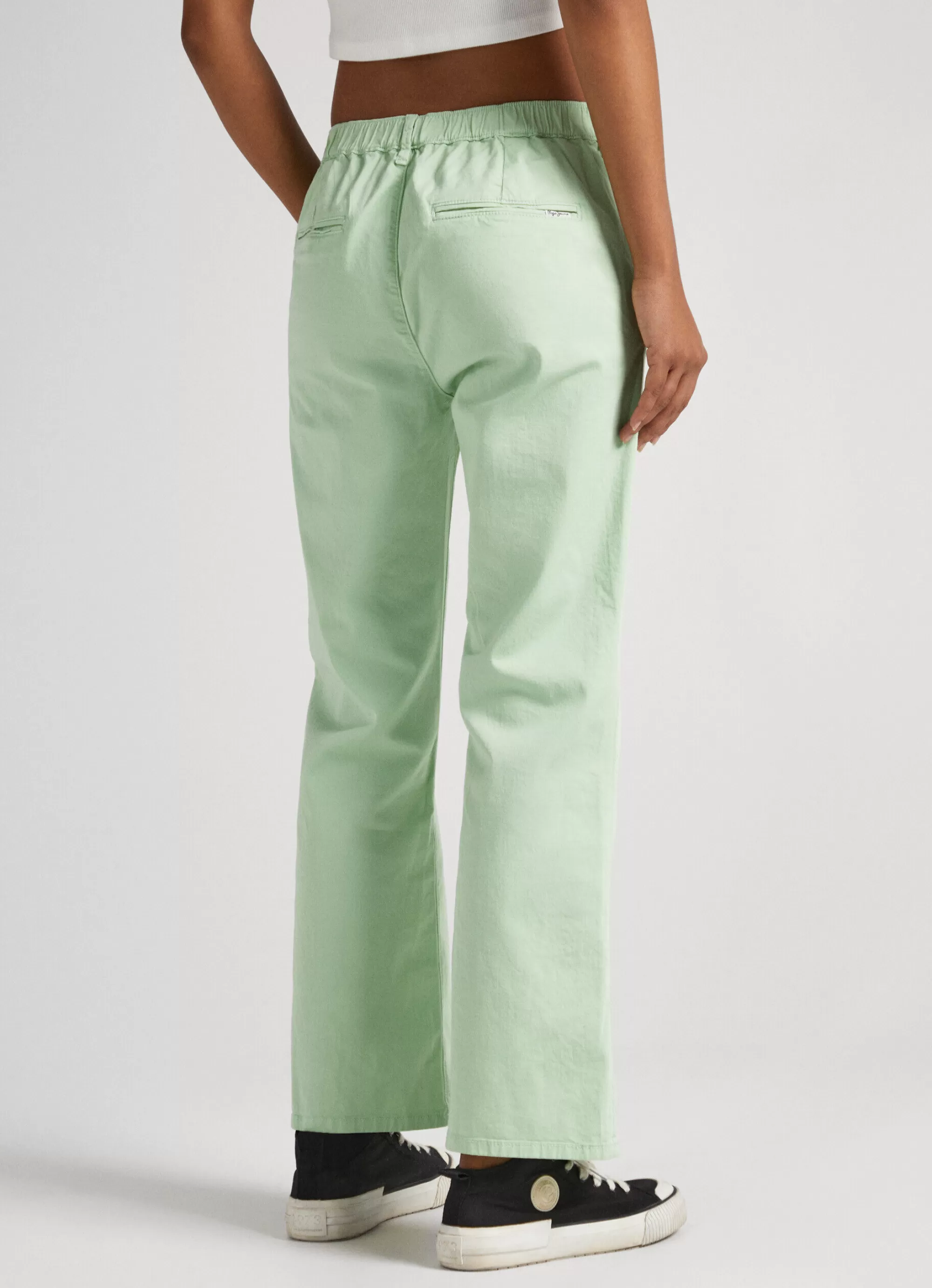 Mulher Pepe Jeans Calças>Calças Chino Flare Fit