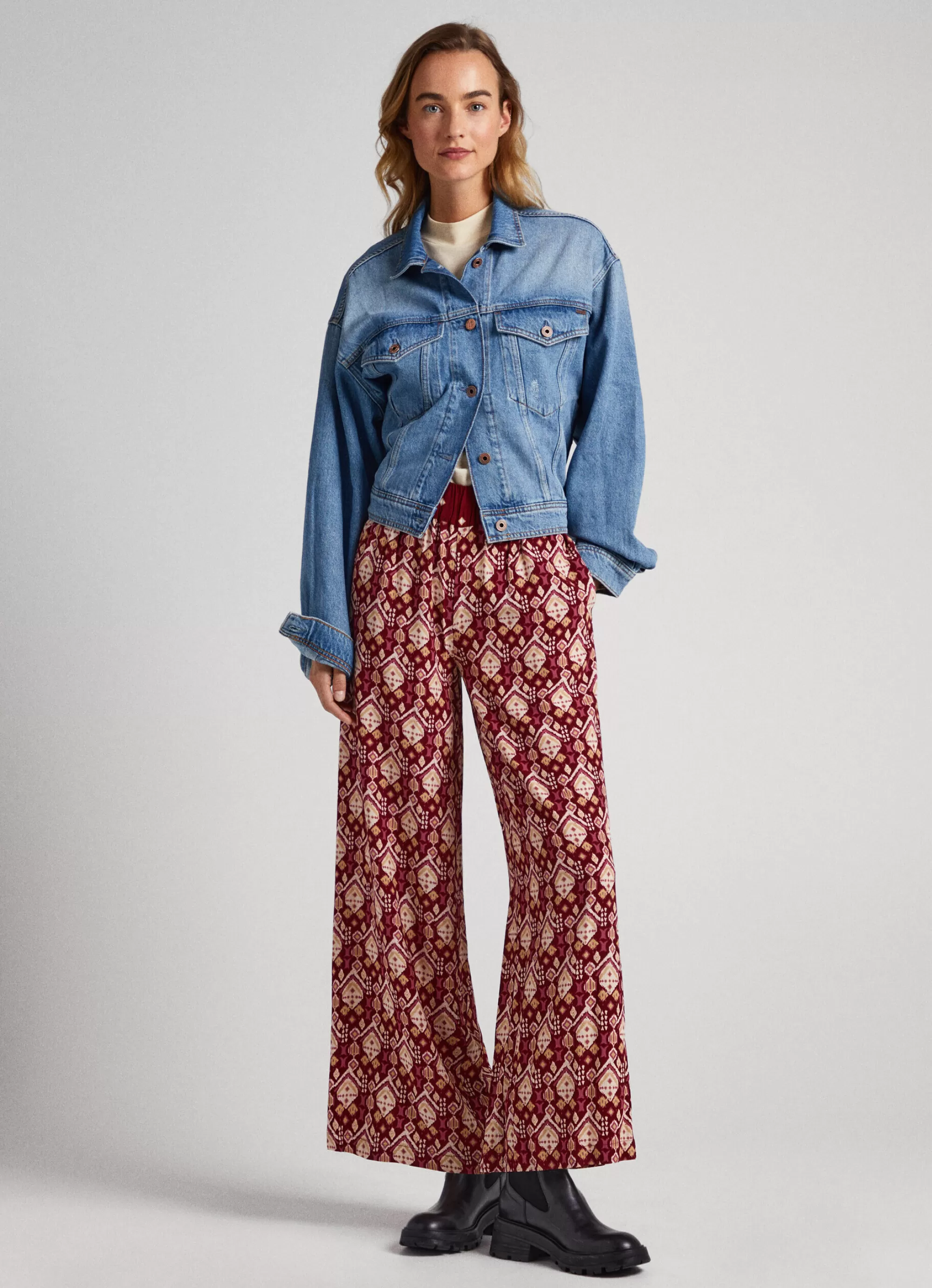 Mulher Pepe Jeans Calças>Calças De Pijama Ornamental
