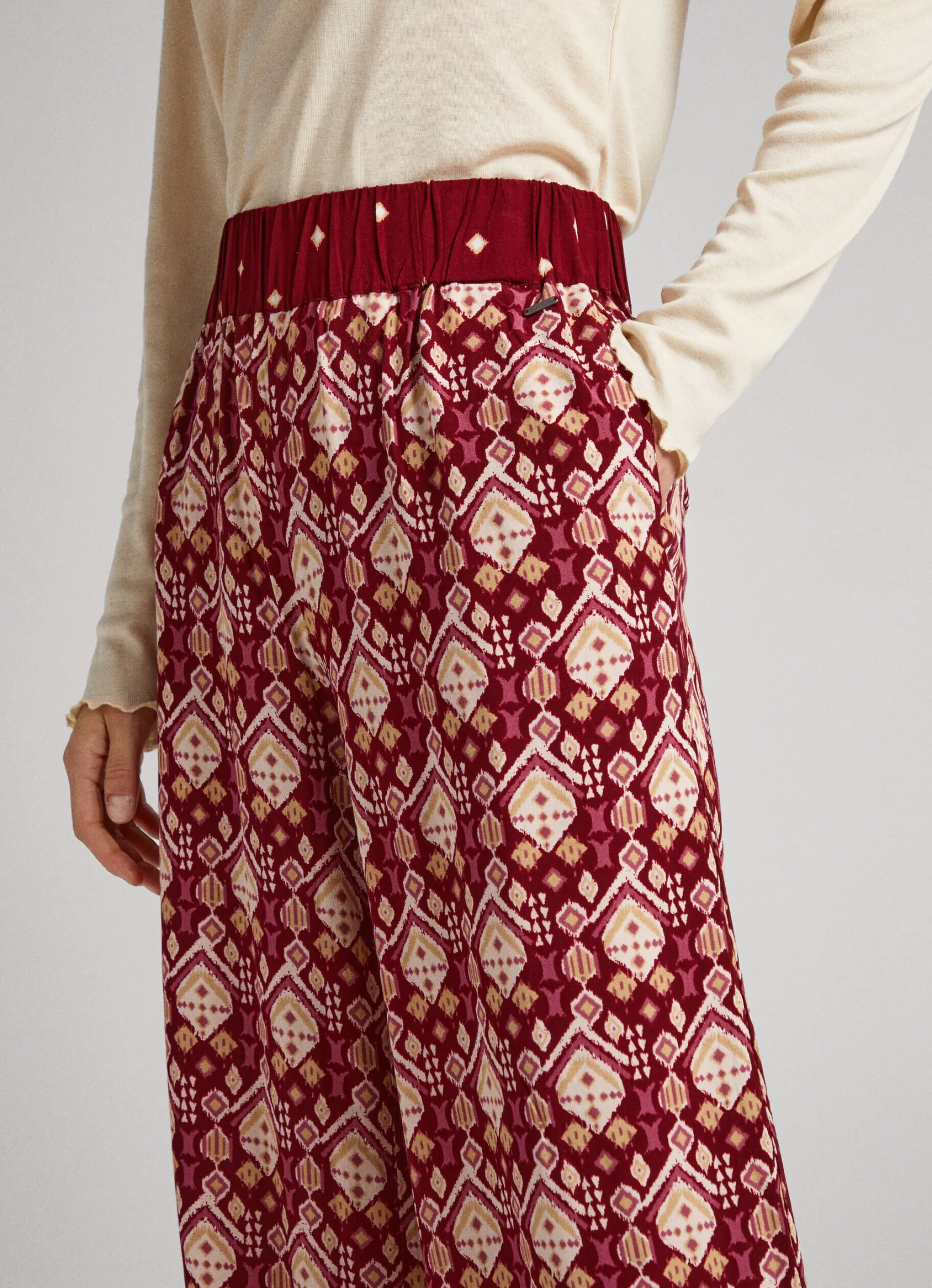 Mulher Pepe Jeans Calças>Calças De Pijama Ornamental