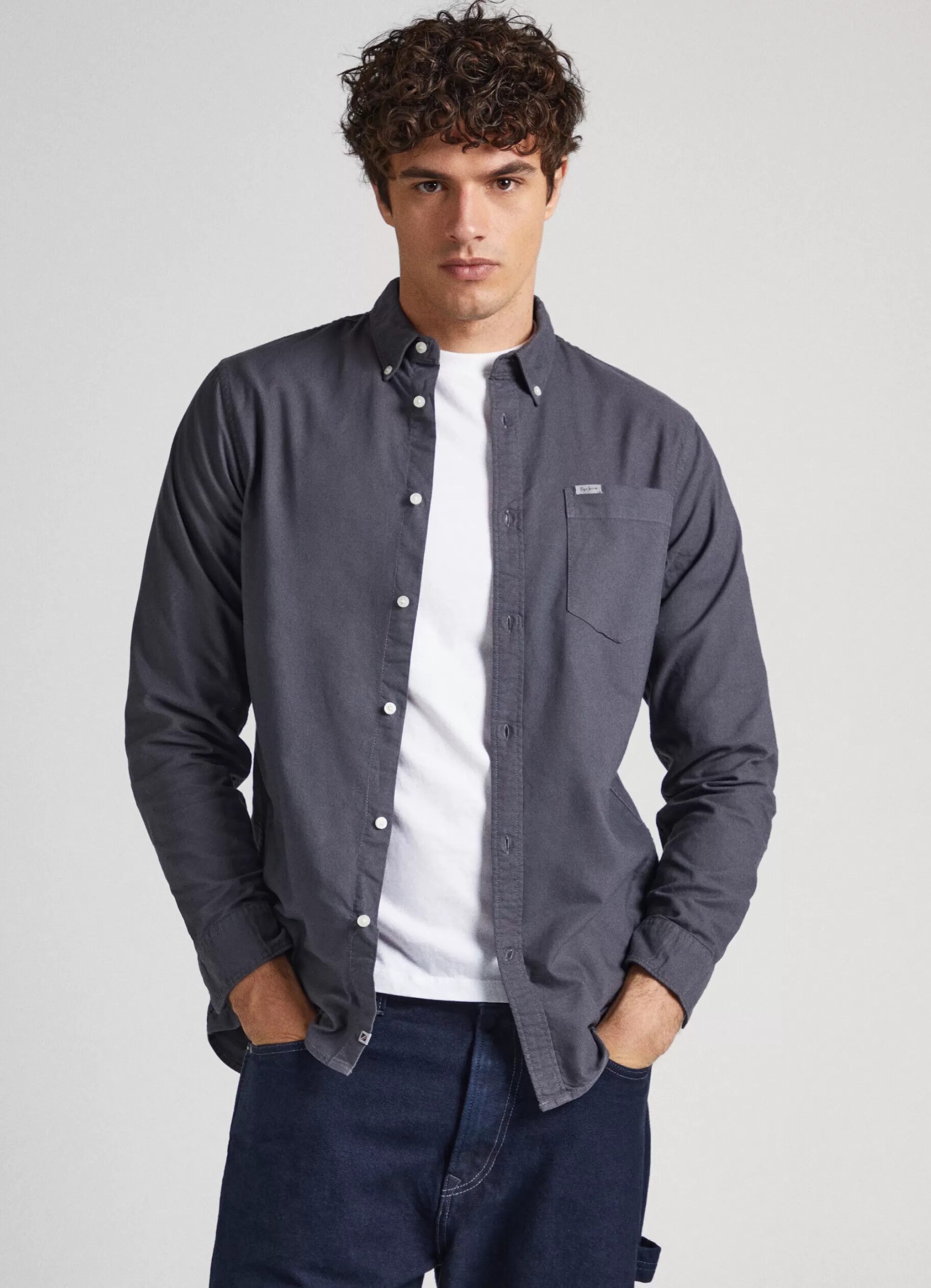 Homem Pepe Jeans Camisas>Camisa Oxford Regular Fit