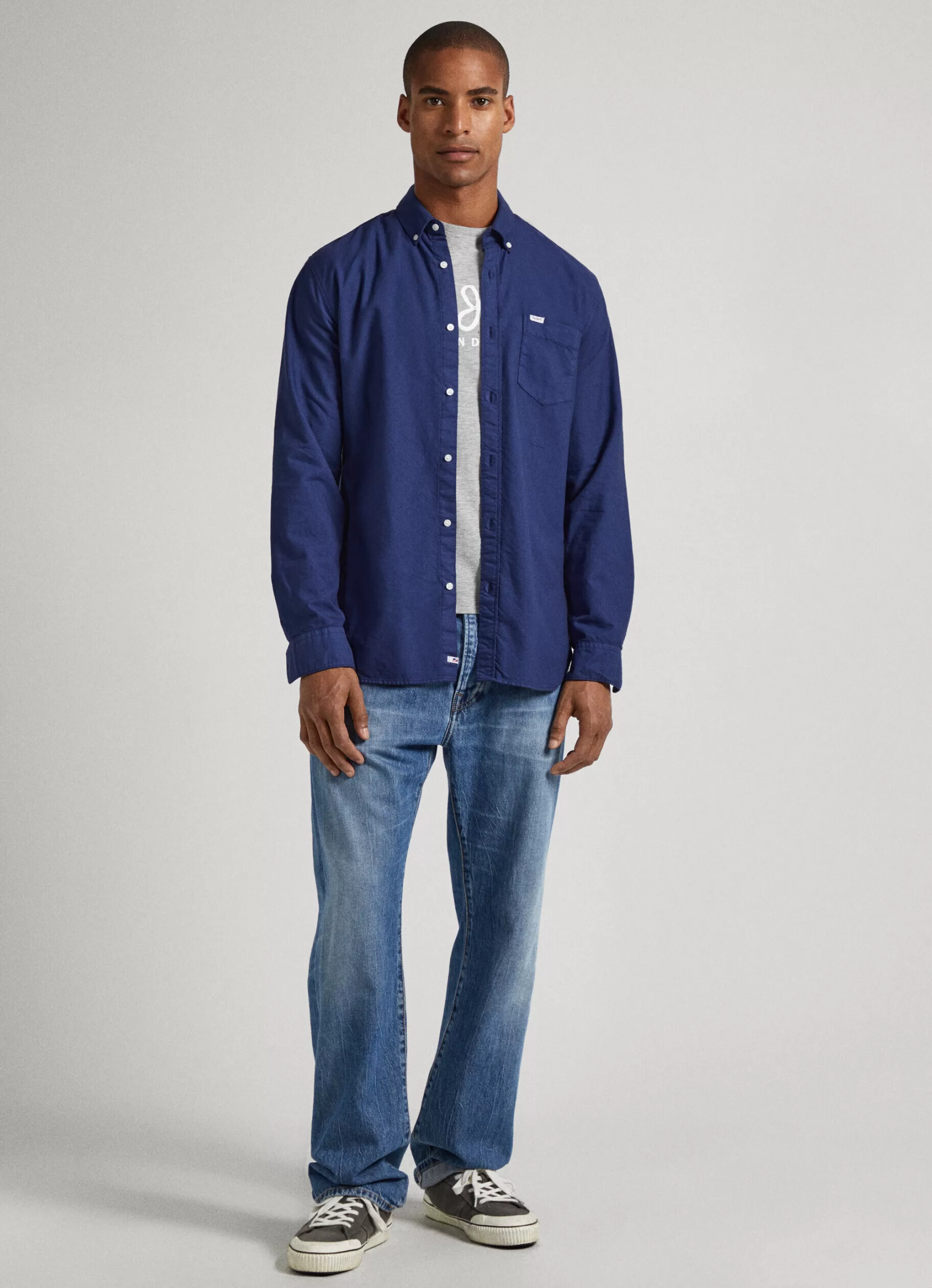 Homem Pepe Jeans Camisas>Camisa Oxford Regular Fit