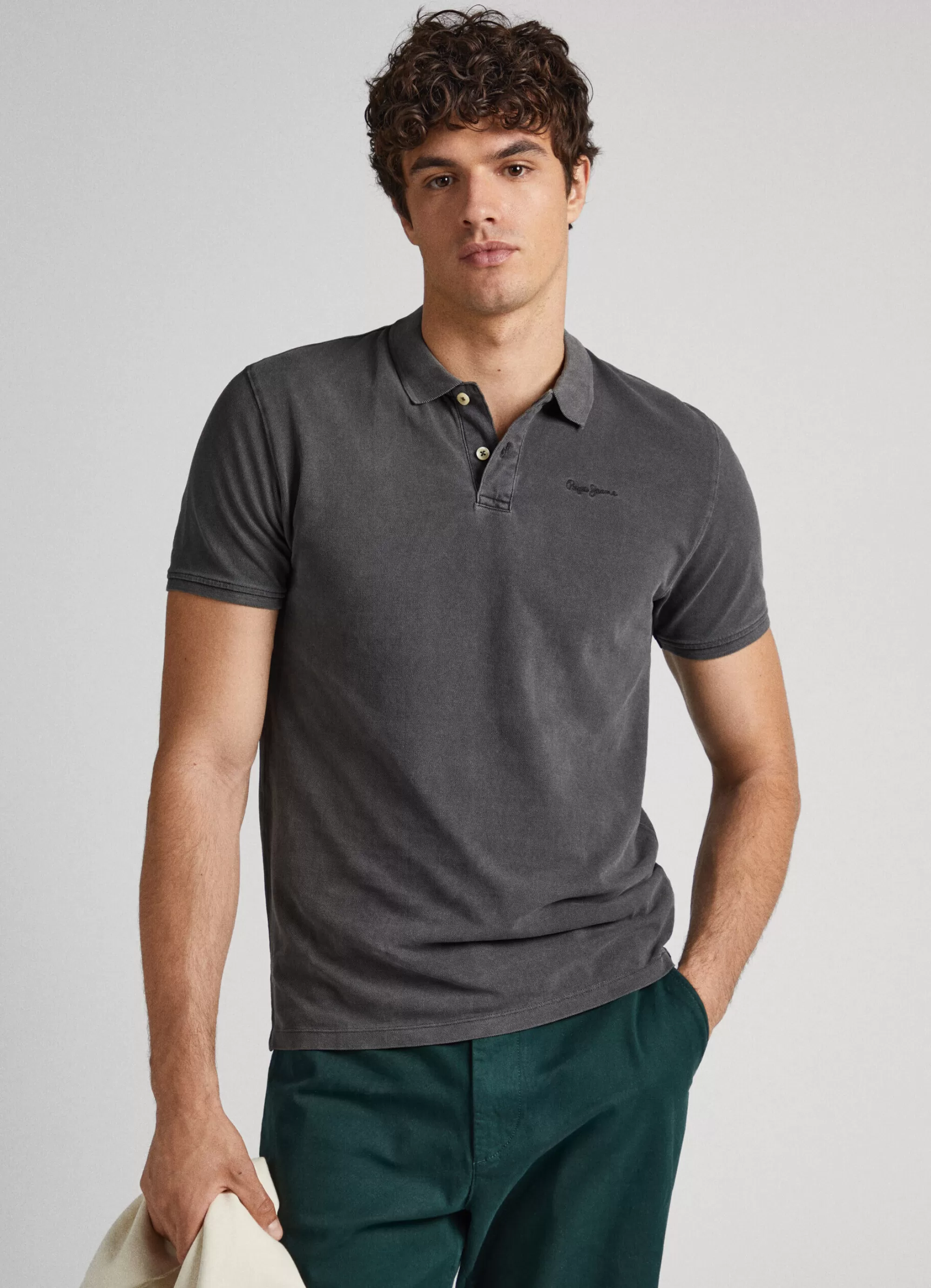 Homem Pepe Jeans Polos>Camisa Piquet Com Logo Bordado