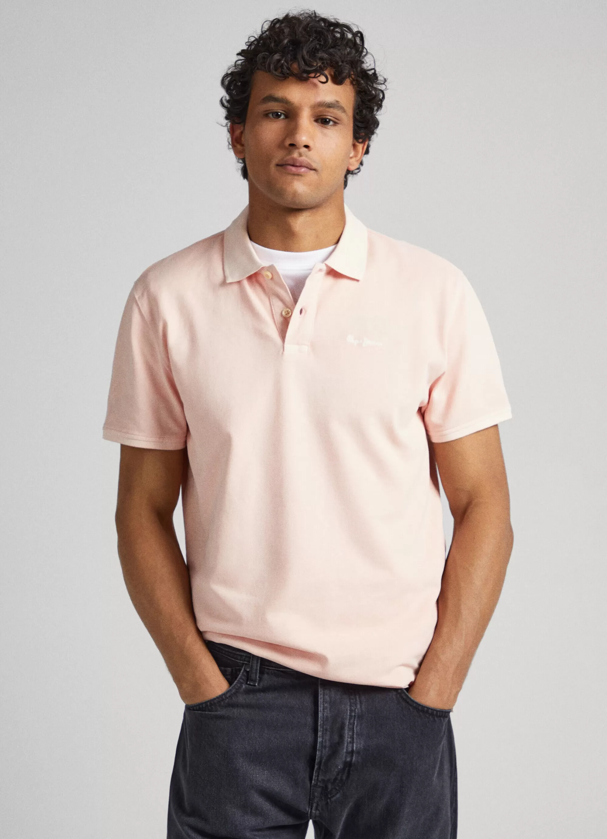 Homem Pepe Jeans Polos>Camisa Piquet Com Logo Bordado