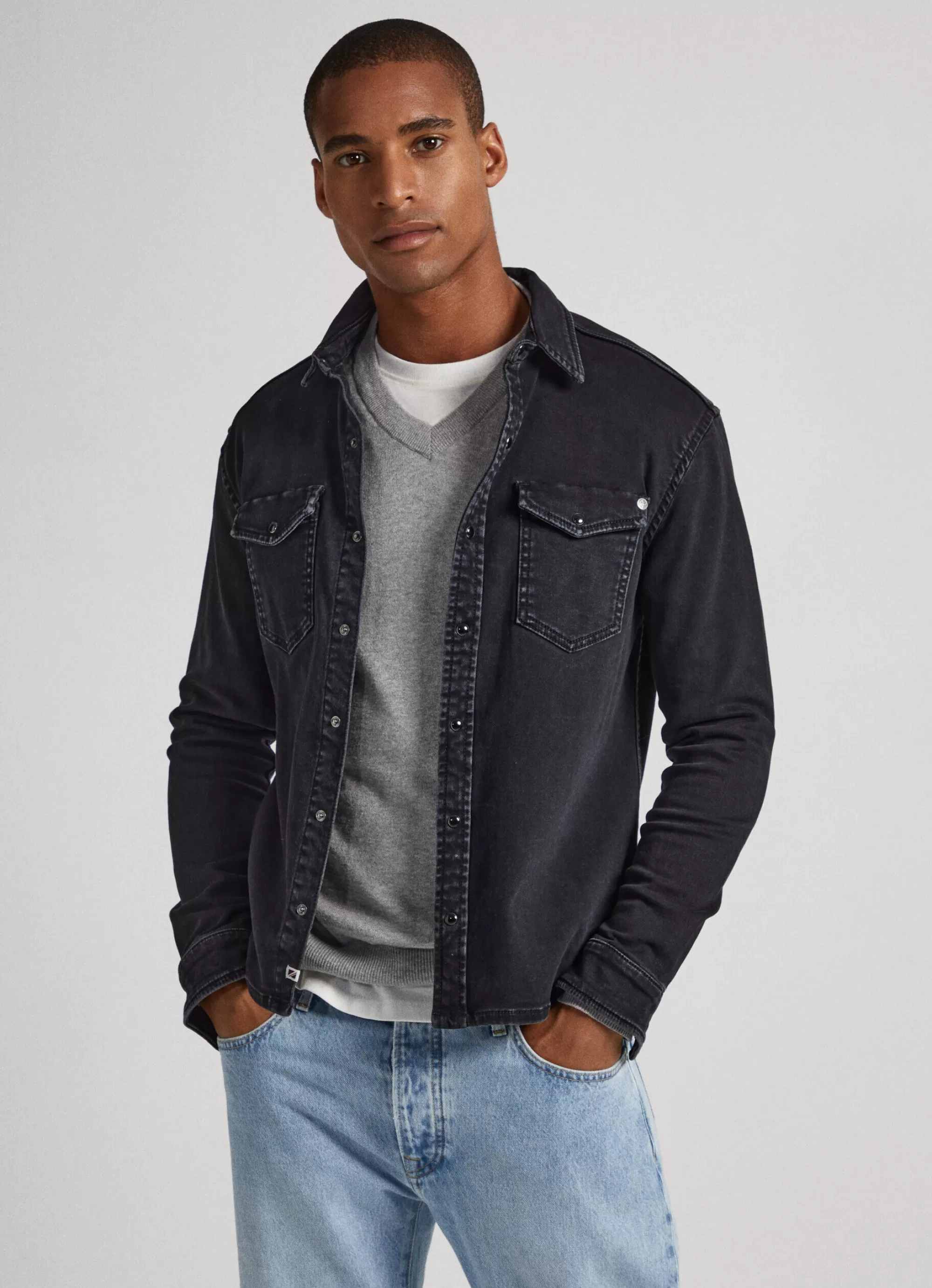 Homem Pepe Jeans Camisas>Camisa Slim Fit