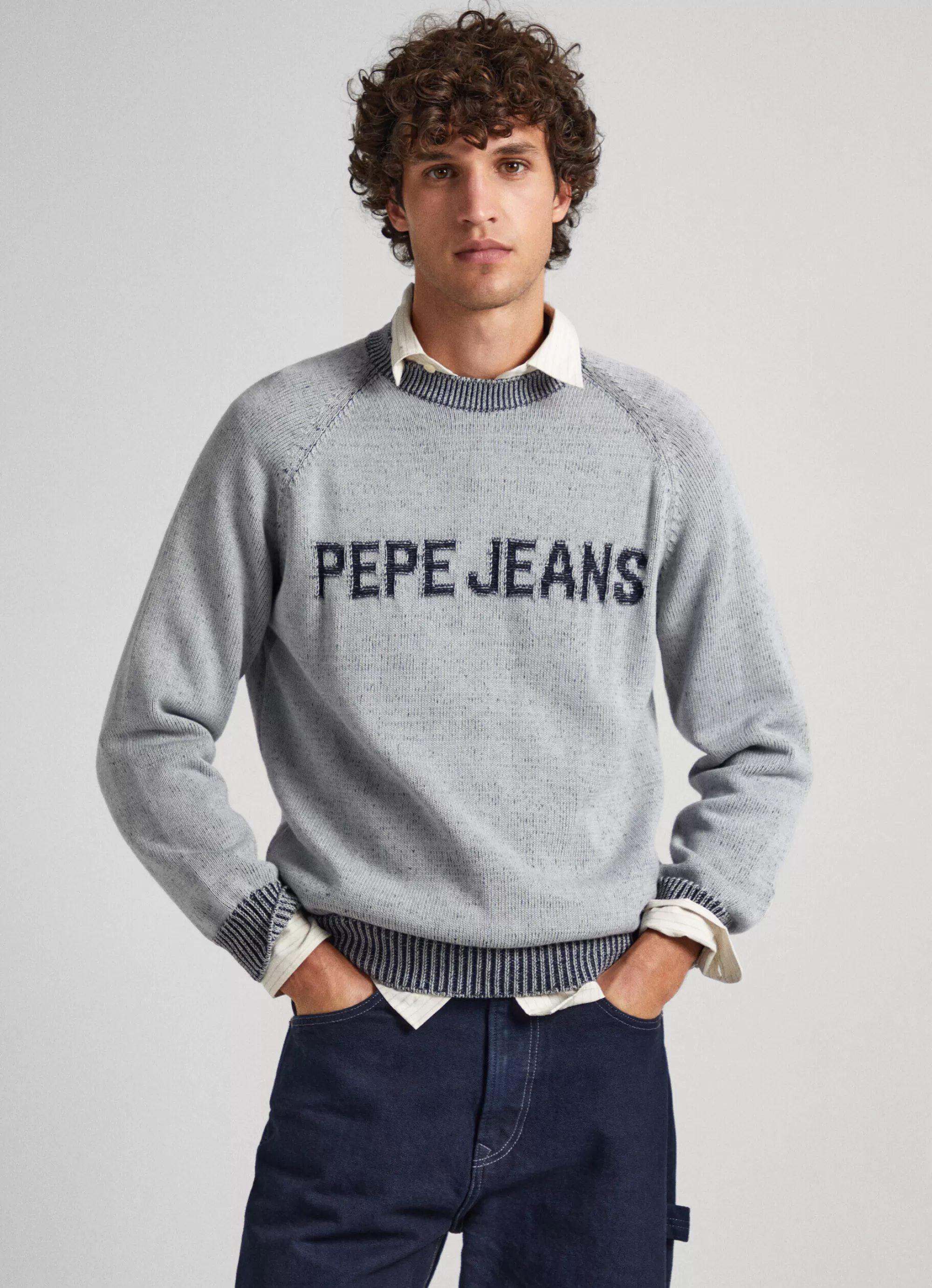 Homem Pepe Jeans Malhas>Camisola Algodao Decote Redondo