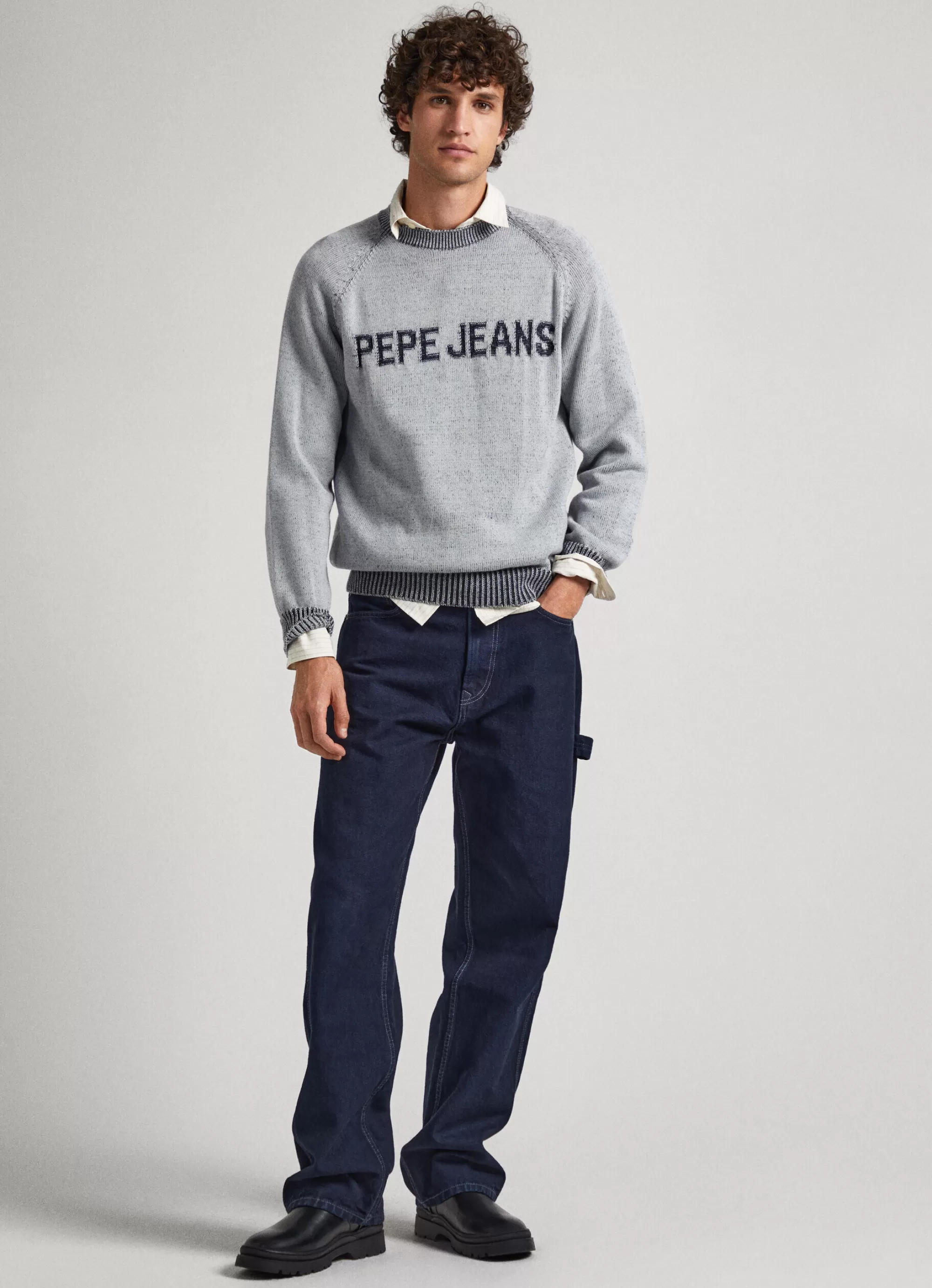 Homem Pepe Jeans Malhas>Camisola Algodao Decote Redondo