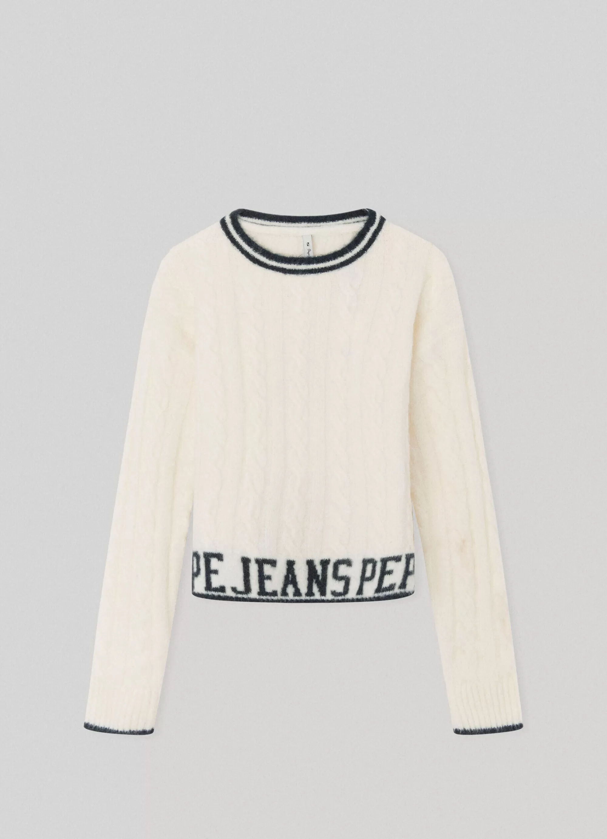 Rapariga Pepe Jeans Sweatshirts E Malhas>Camisola Boxy Fit Logo Bordado