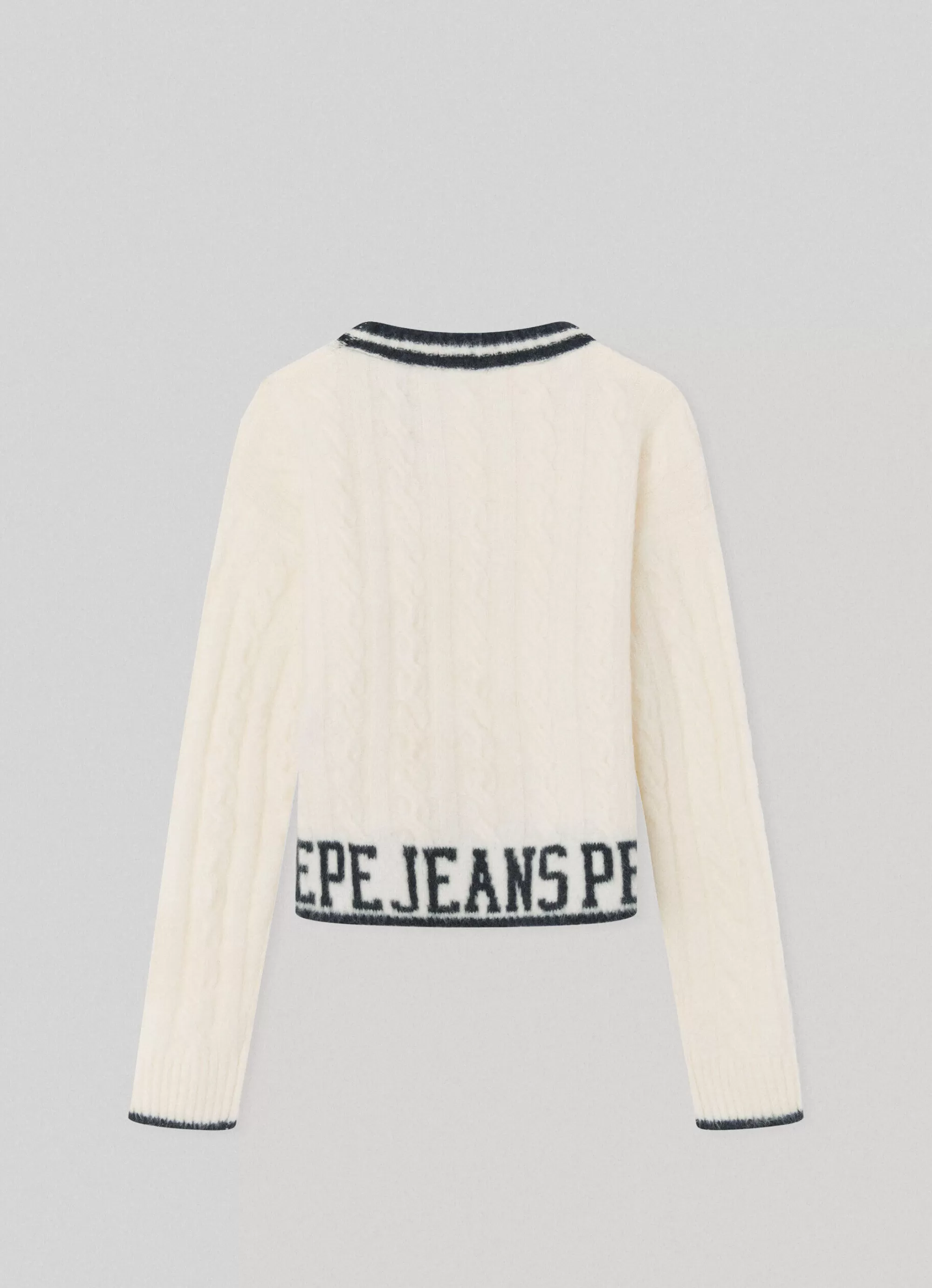 Rapariga Pepe Jeans Sweatshirts E Malhas>Camisola Boxy Fit Logo Bordado