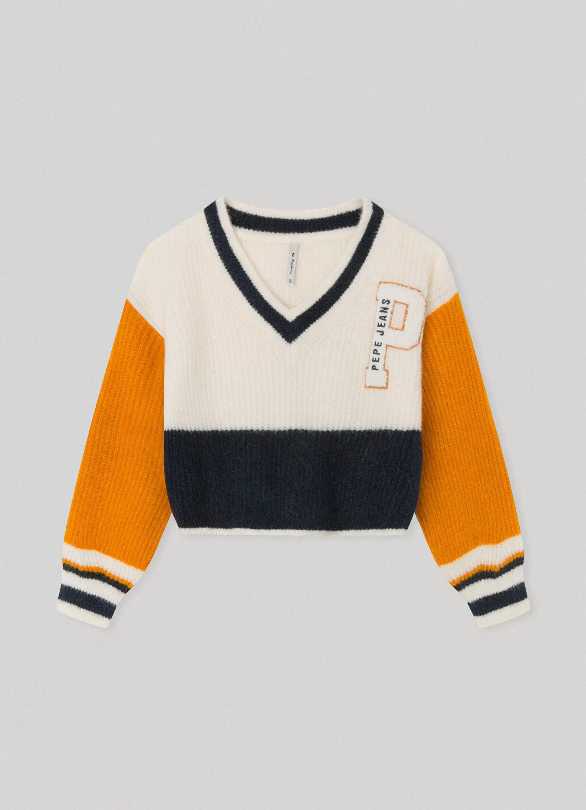 Rapariga Pepe Jeans Sweatshirts E Malhas>Camisola Color Block