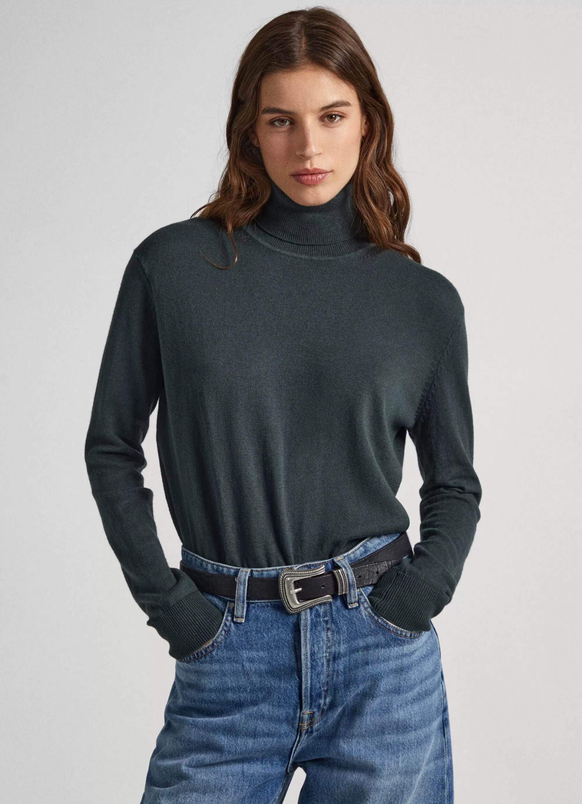 Mulher Pepe Jeans Malhas E Cardigans>Camisola Com Detalhes Abertos