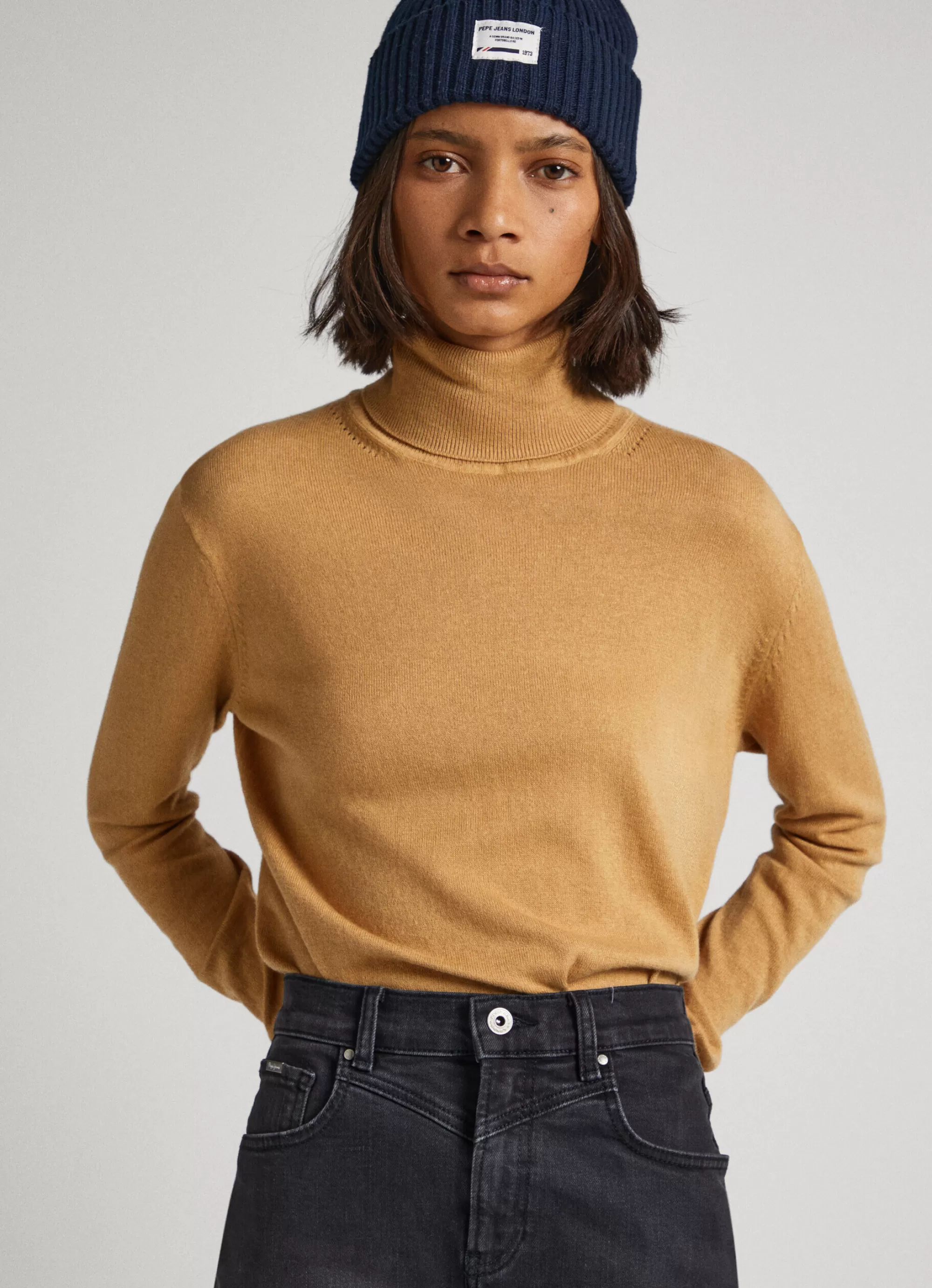 Mulher Pepe Jeans Malhas E Cardigans>Camisola Com Detalhes Abertos