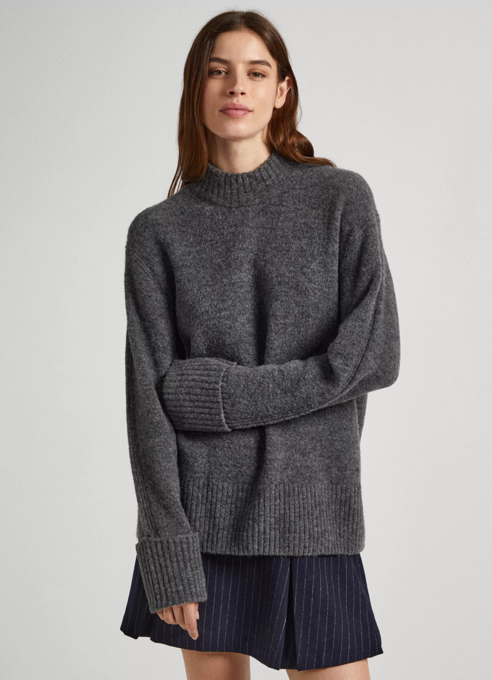 Mulher Pepe Jeans Malhas E Cardigans>Camisola Decote Perkins