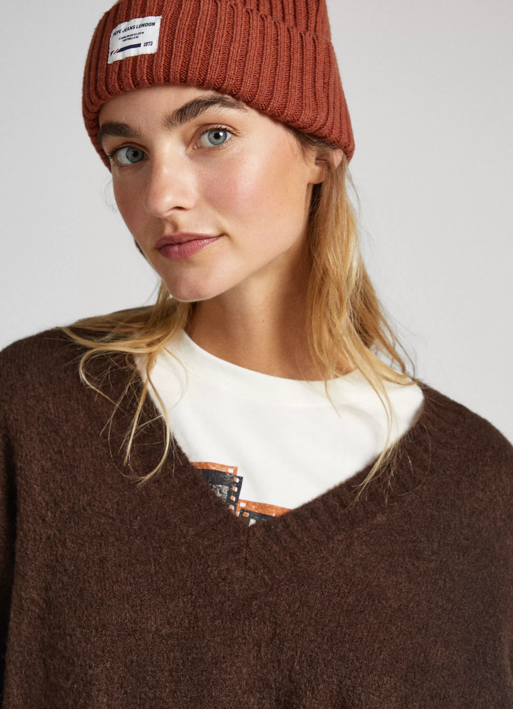 Mulher Pepe Jeans Malhas E Cardigans>Camisola Decote V