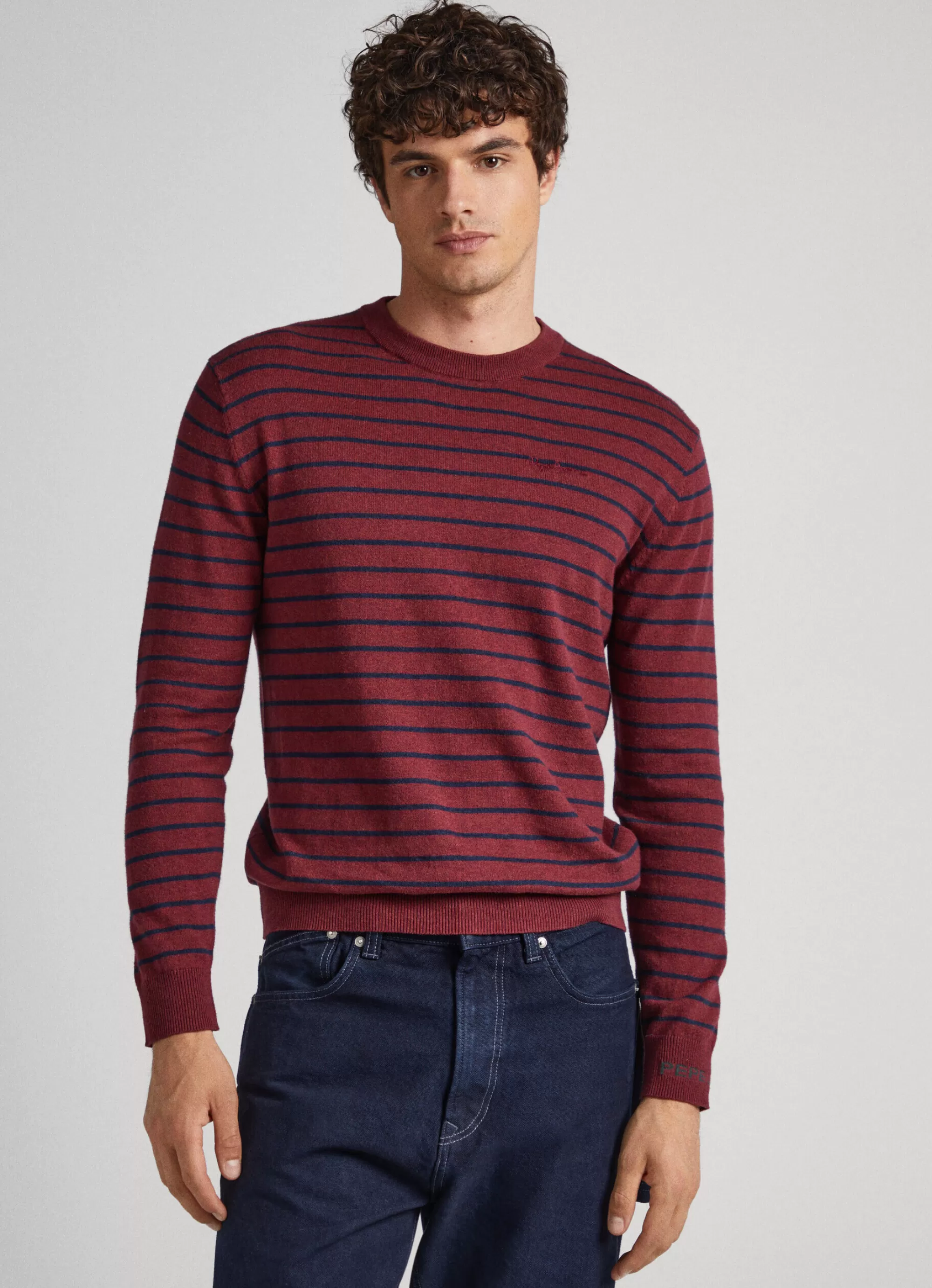 Homem Pepe Jeans Malhas>Camisola Estampado Riscas Andre Stripes