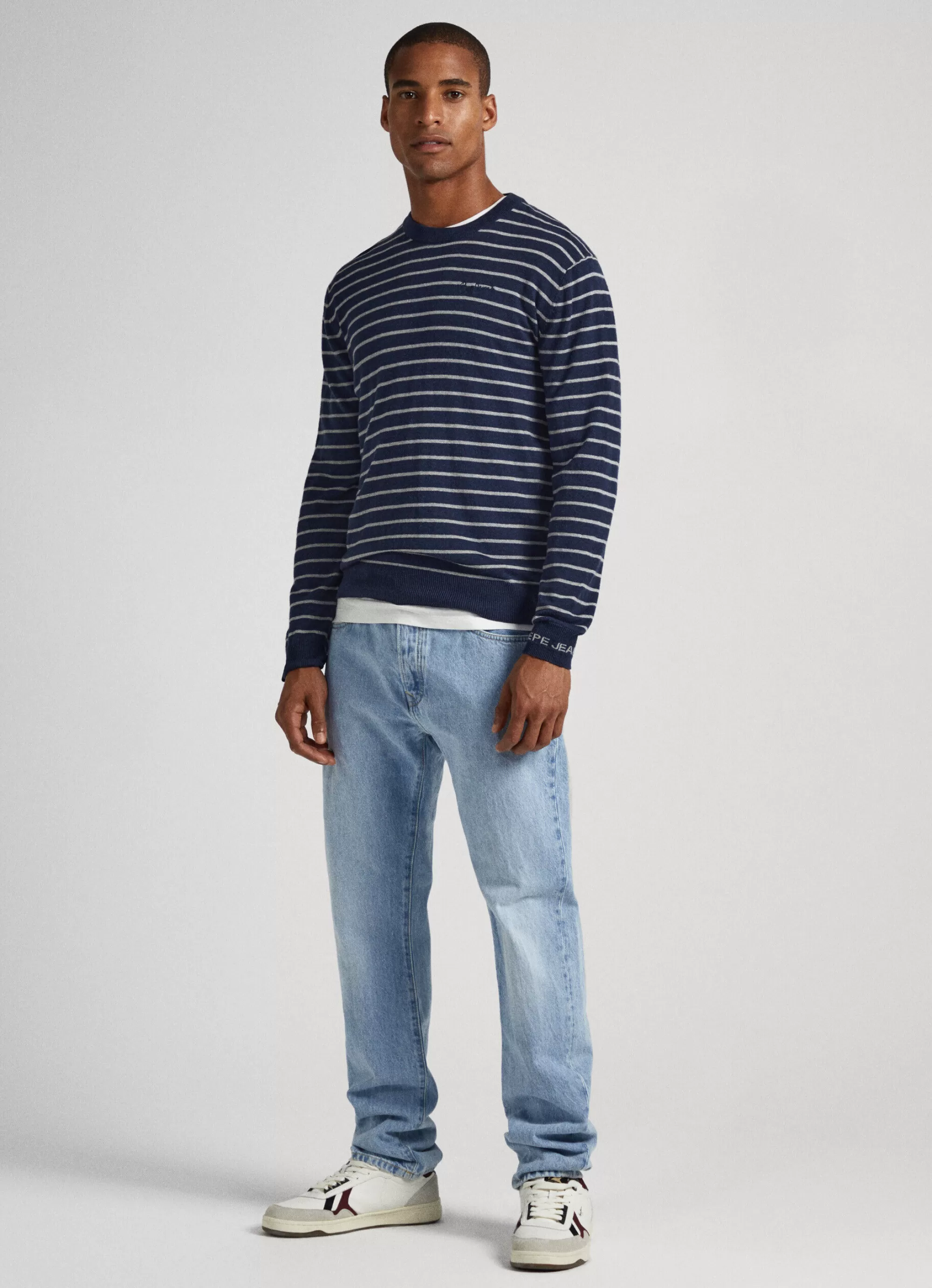 Homem Pepe Jeans Malhas>Camisola Estampado Riscas Andre Stripes