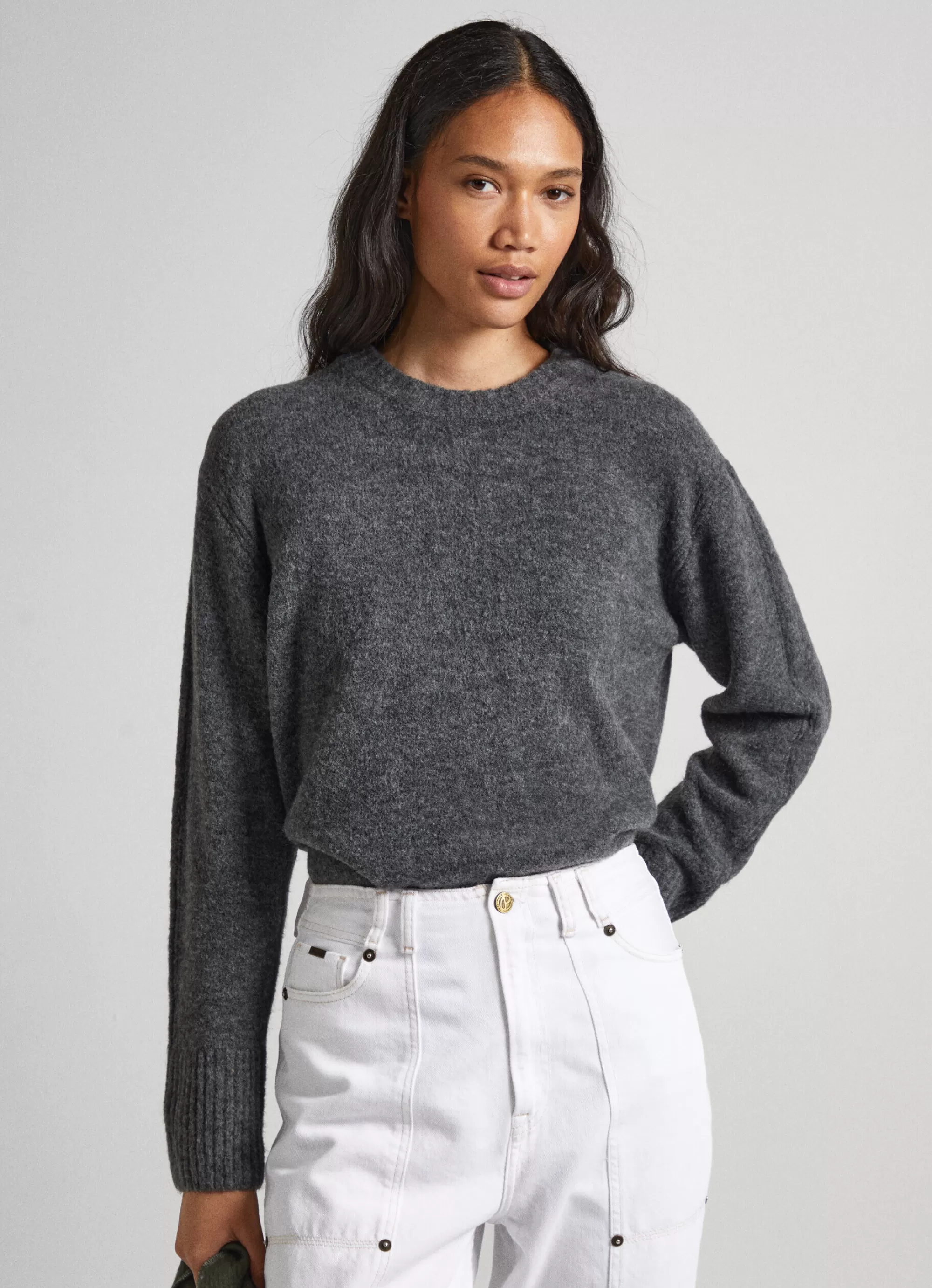 Mulher Pepe Jeans Malhas E Cardigans>Camisola Gola Redonda