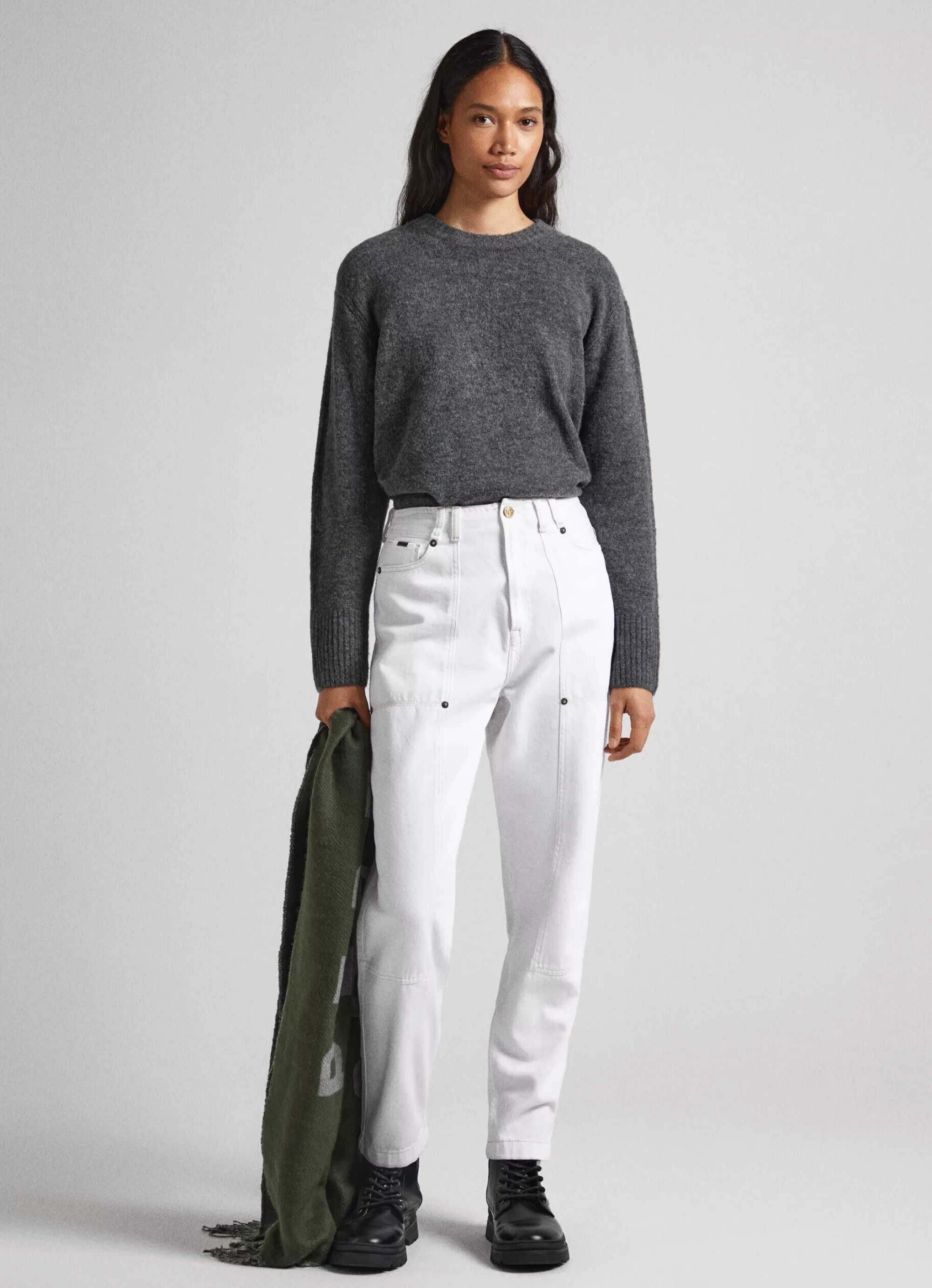 Mulher Pepe Jeans Malhas E Cardigans>Camisola Gola Redonda
