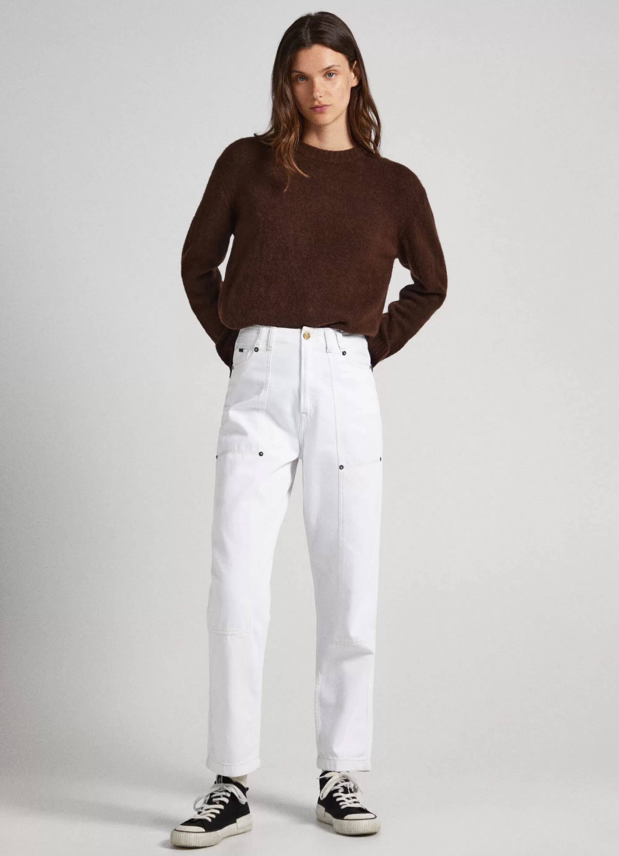 Mulher Pepe Jeans Malhas>Camisola Gola Redonda