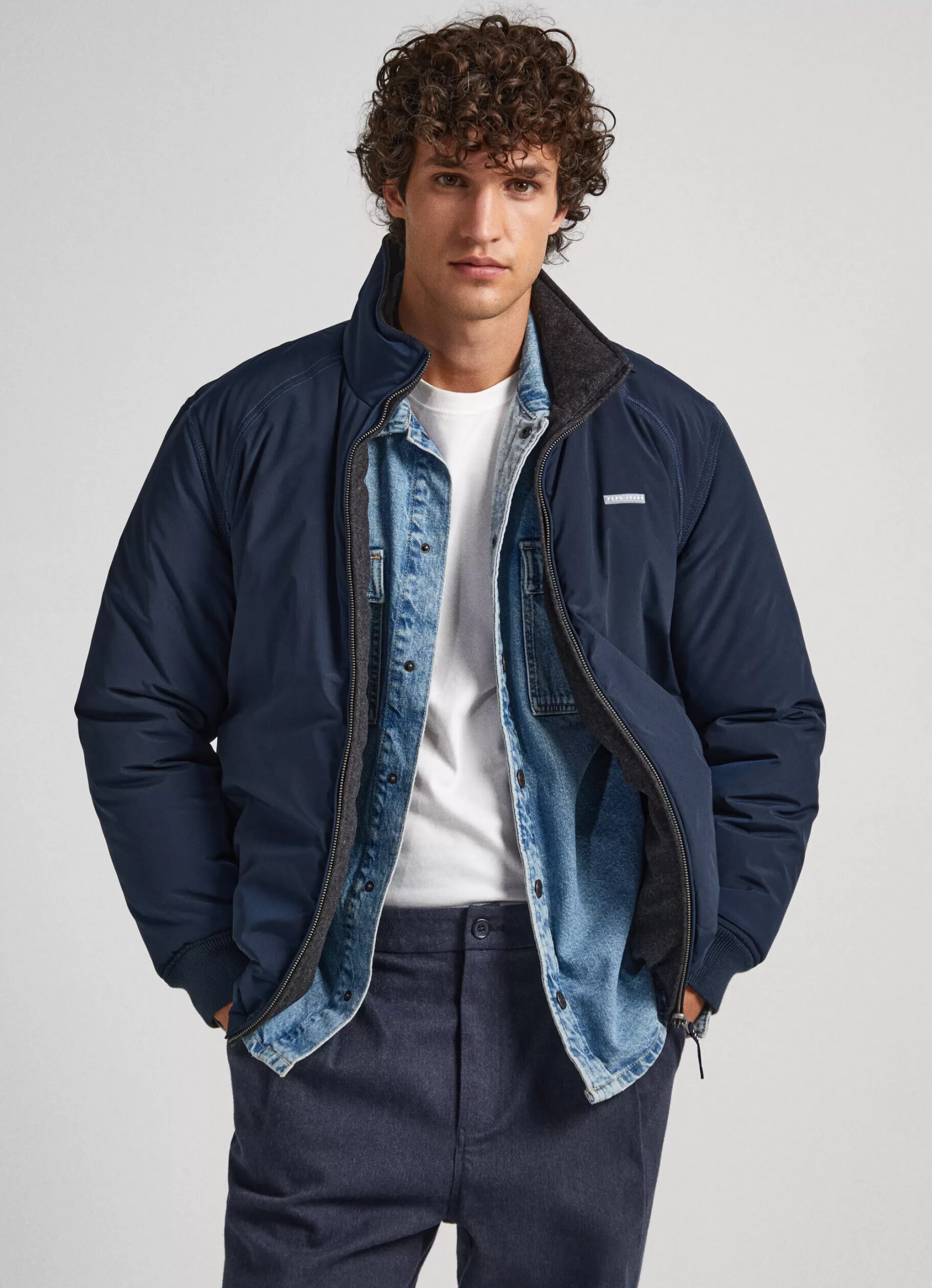 Homem Pepe Jeans Casaco E Jaquetas>Casaco Bomber Reversivel