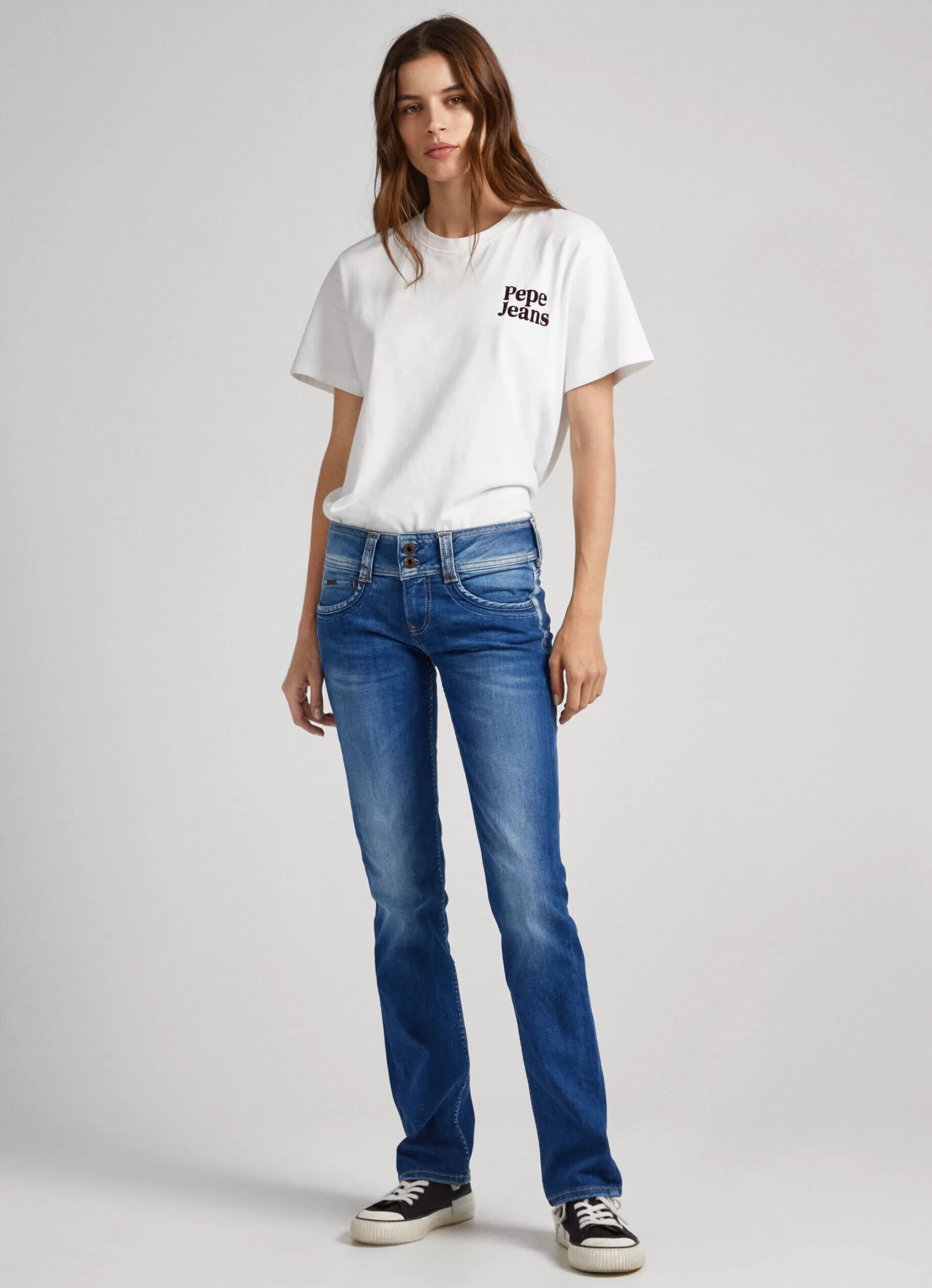 Mulher Pepe Jeans Slim>Jean Gen Fit Regular Medium Rise