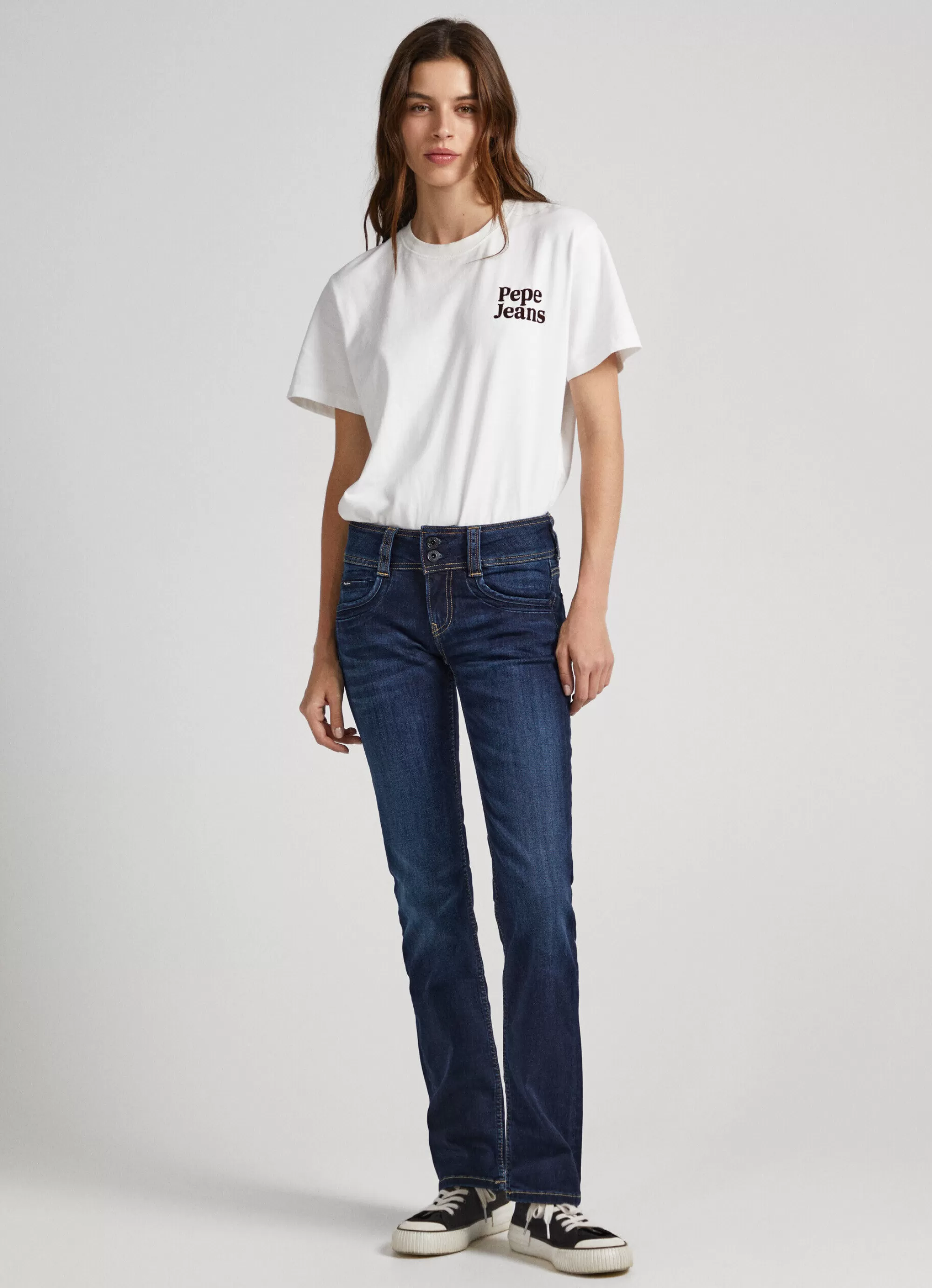 Mulher Pepe Jeans Straight>Jean Gen Fit Regular Medium Rise