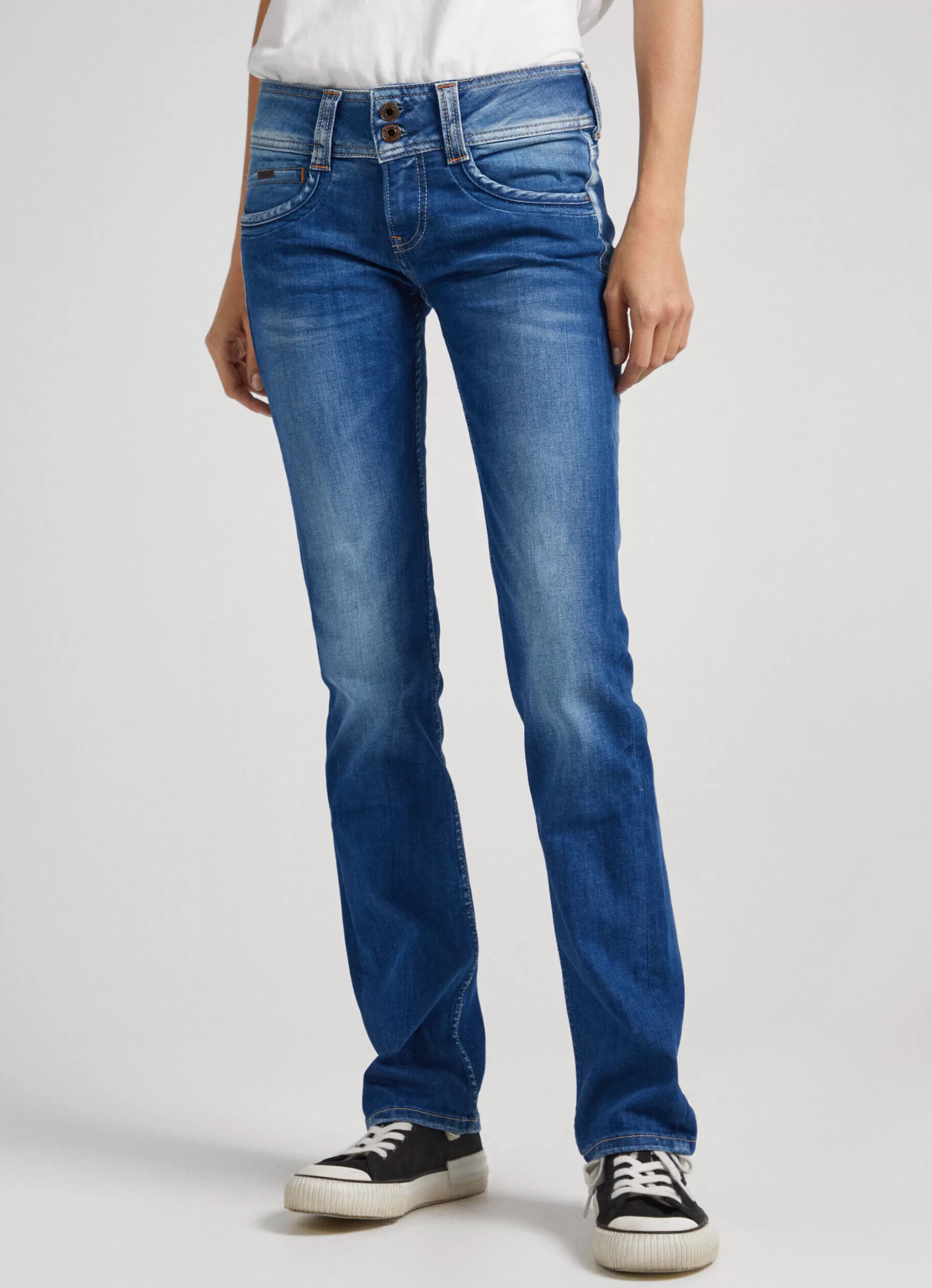 Mulher Pepe Jeans Slim>Jean Gen Fit Regular Medium Rise