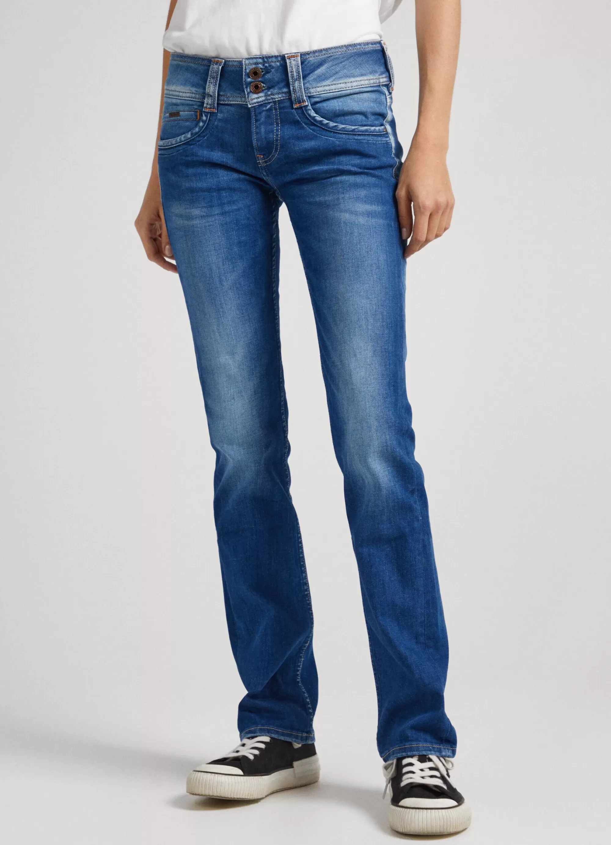 Mulher Pepe Jeans Straight>Jean Gen Fit Regular Medium Rise