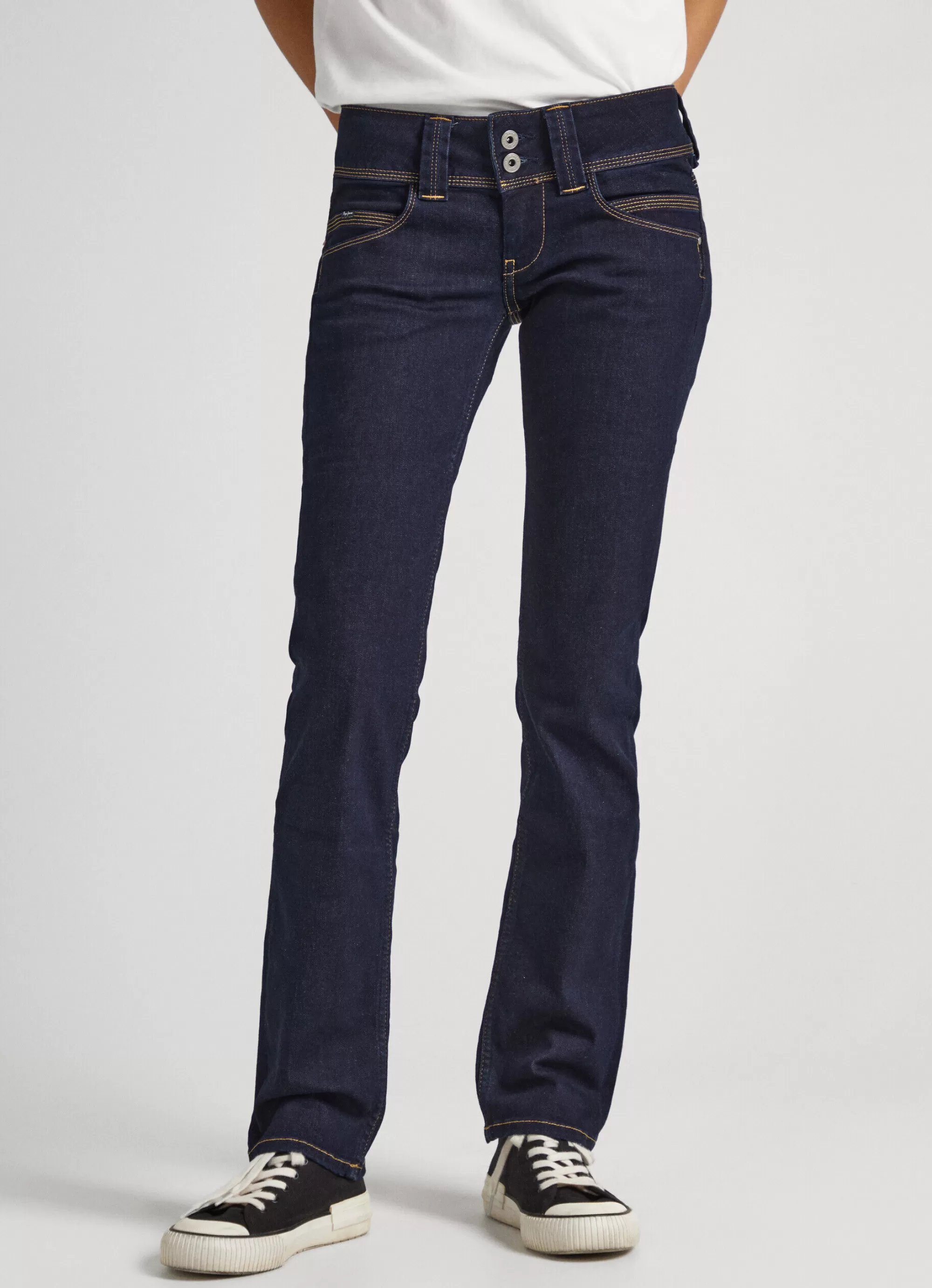 Mulher Pepe Jeans Straight>Jean Venus Regular Fit Low Rise