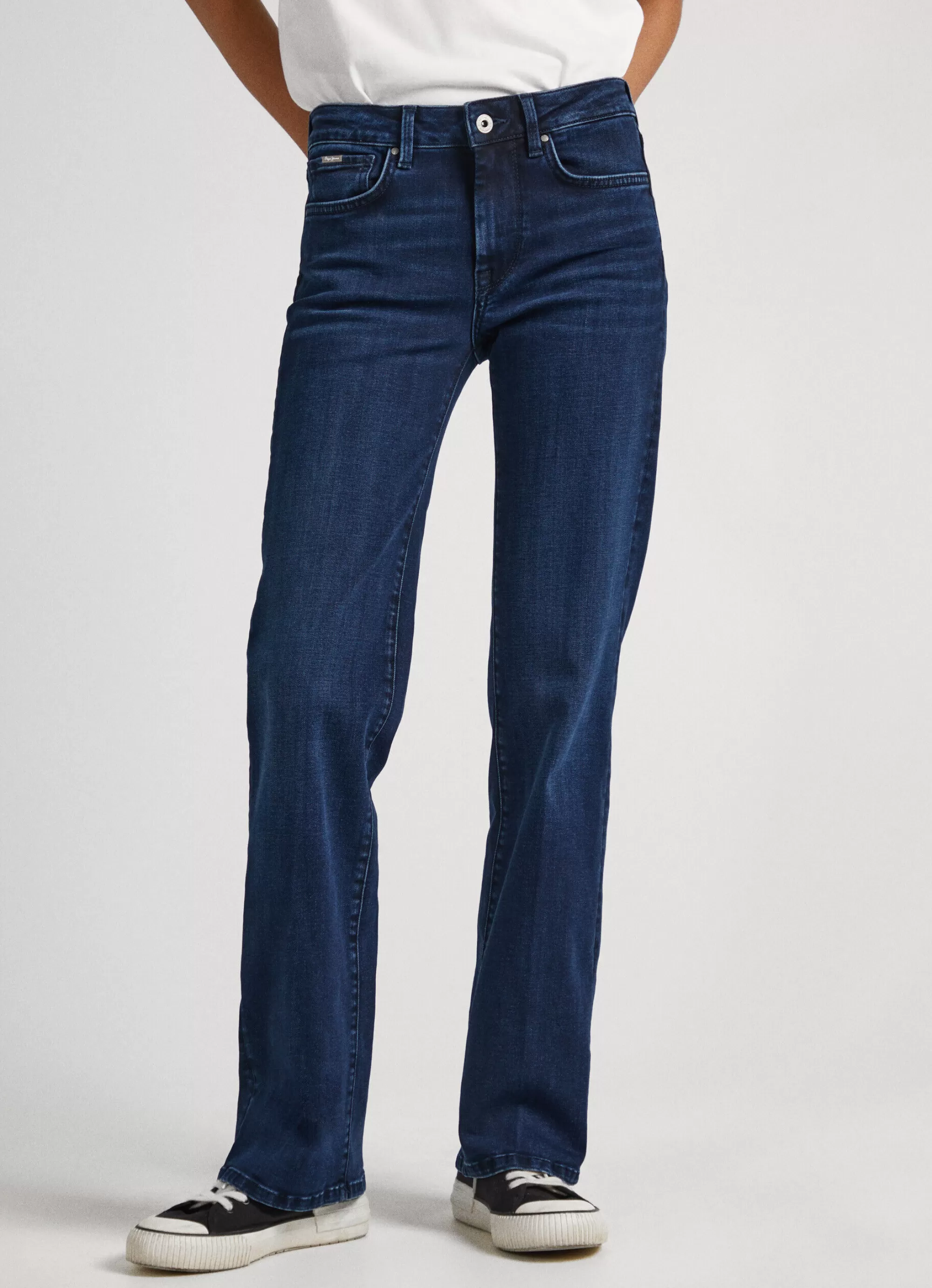 Mulher Pepe Jeans Flare E Boot Cut>Jeans Aubrey Slim Fit Mid-Rise