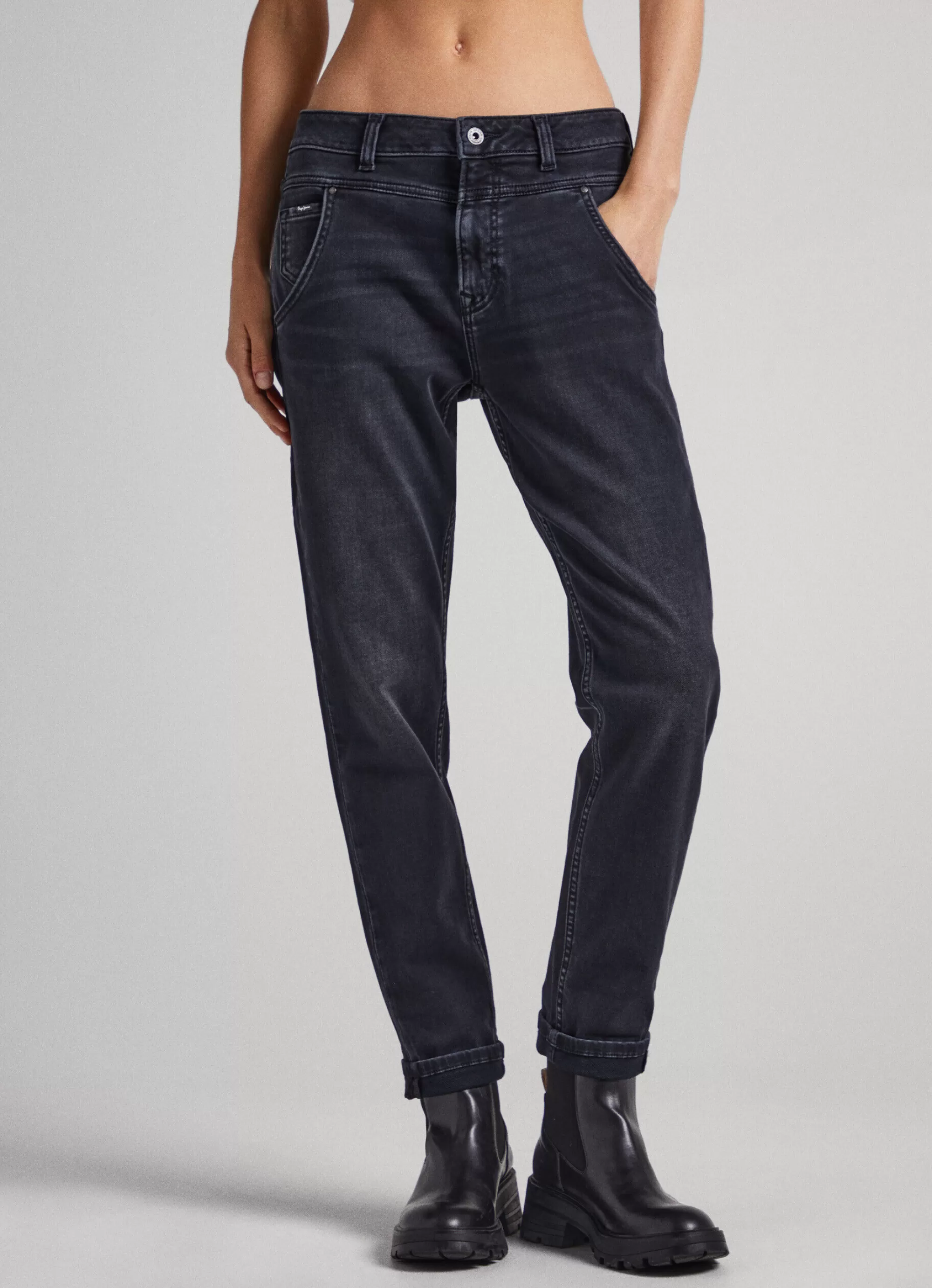 Mulher Pepe Jeans Trends>Jeans Carey Relaxed Fit Mid-Rise