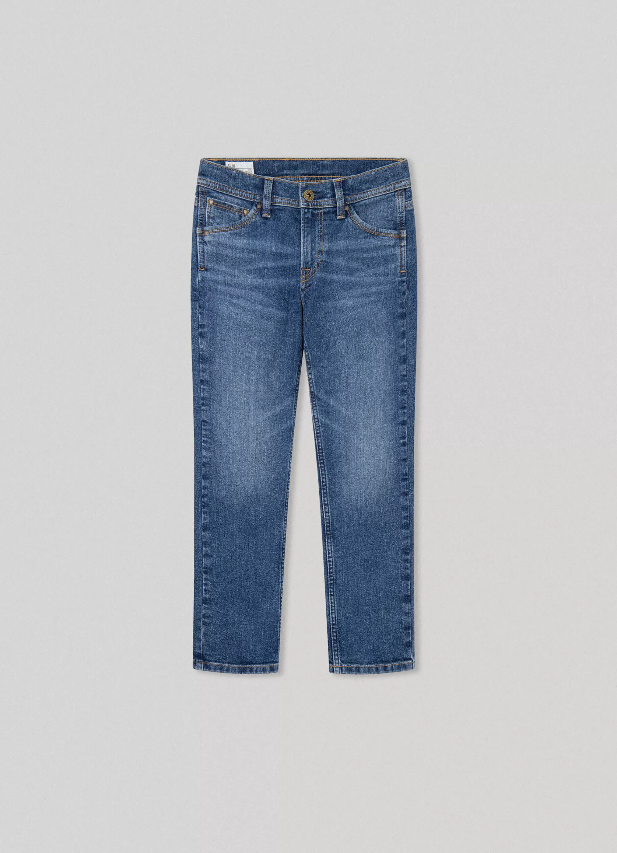 Rapaz Pepe Jeans Jeans>Jeans Cashed Slim Fit Mid-Rise