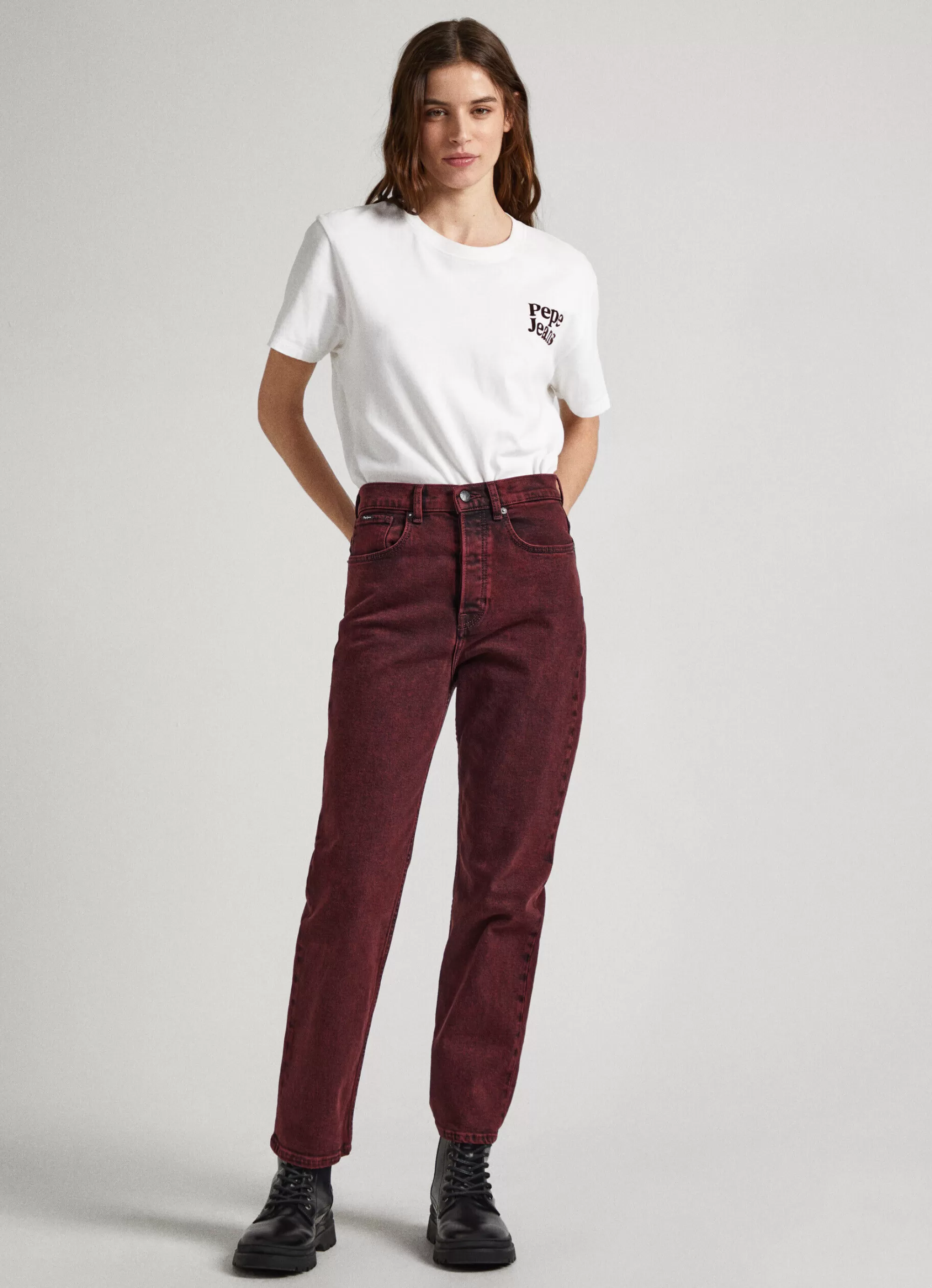 Mulher Pepe Jeans Trends>Jeans Celyn Straight Fit High Waist