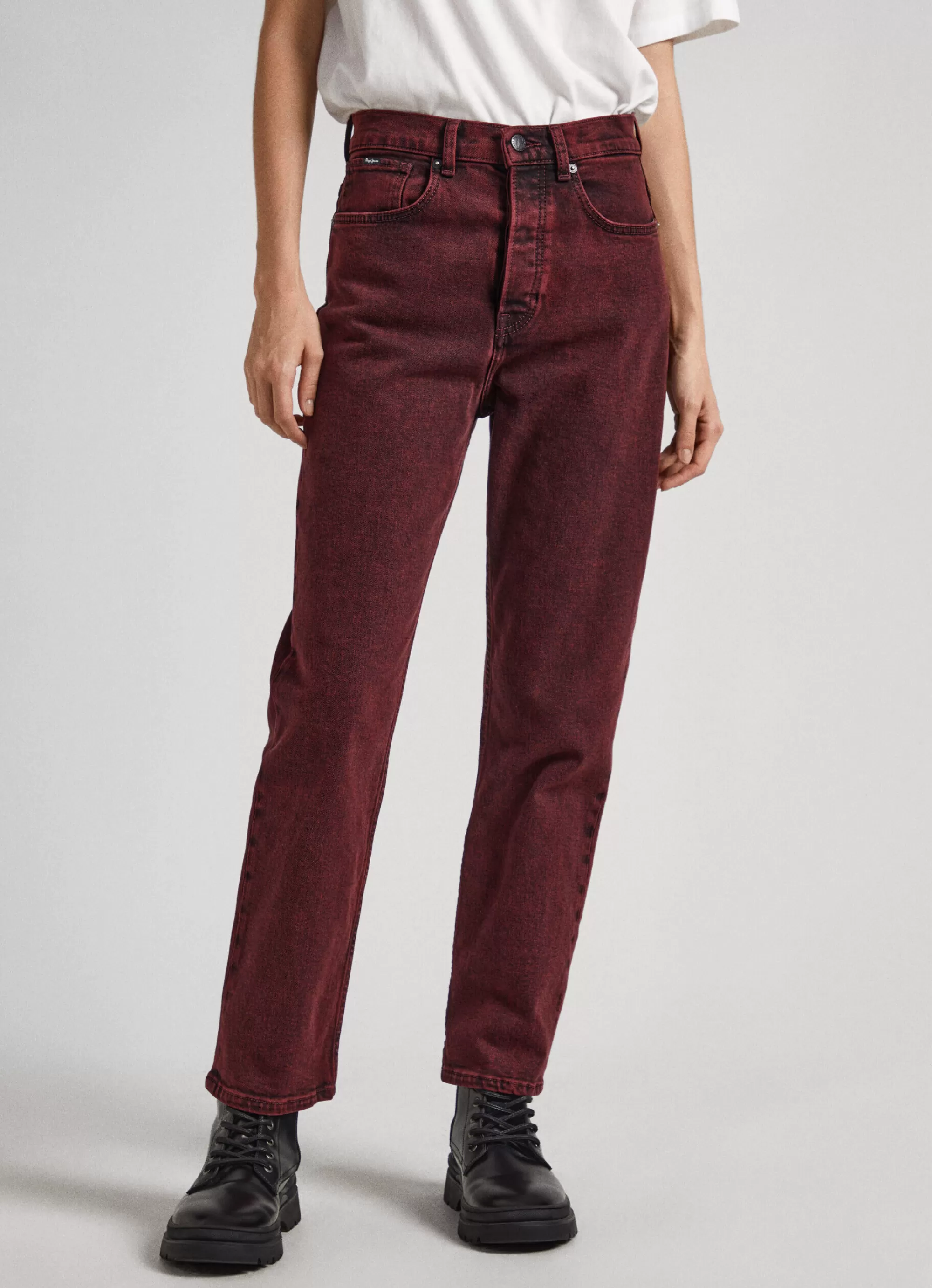 Mulher Pepe Jeans Trends>Jeans Celyn Straight Fit High Waist