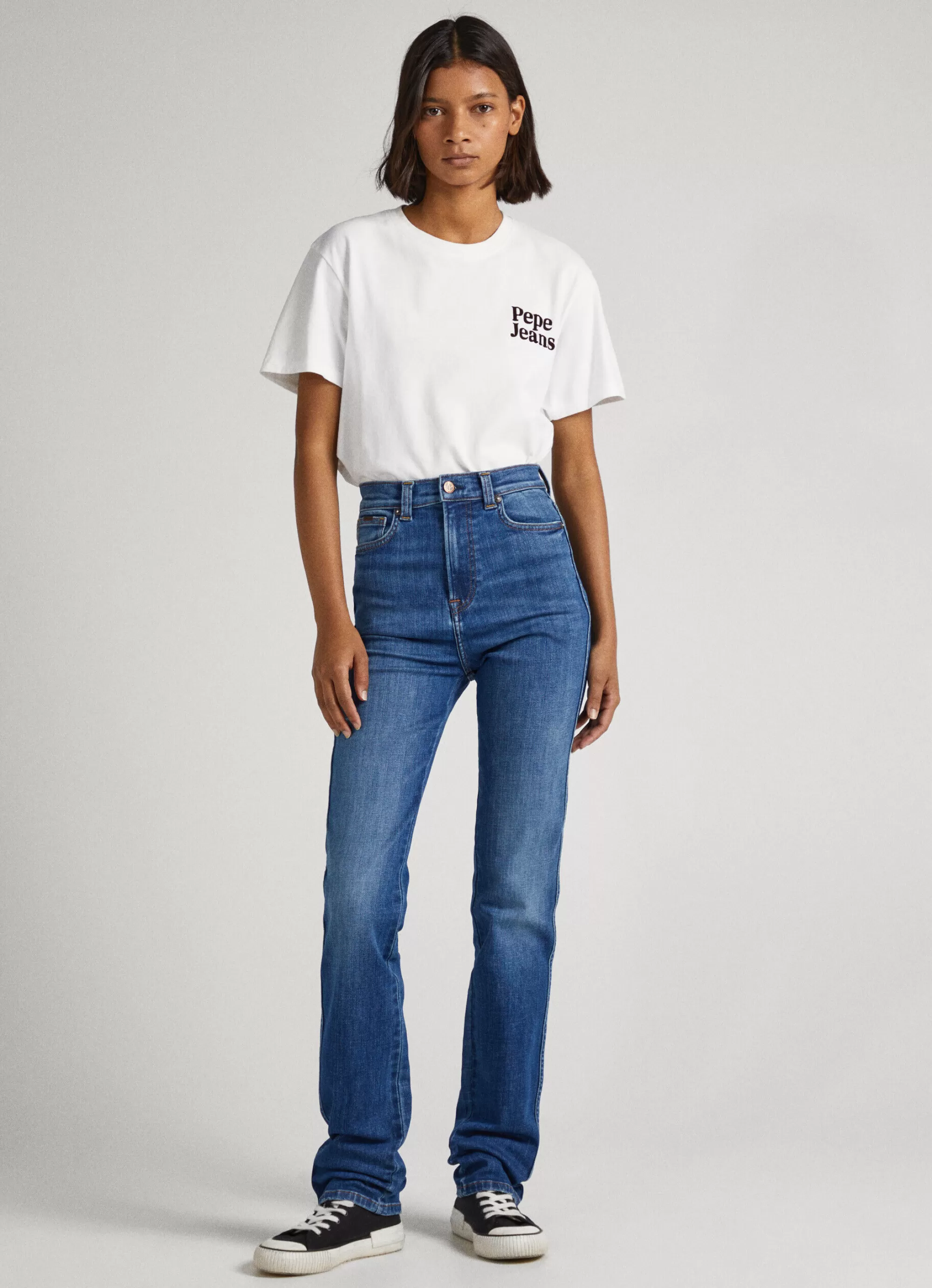 Mulher Pepe Jeans Straight>Jeans Cleo Straight Fit High Rise