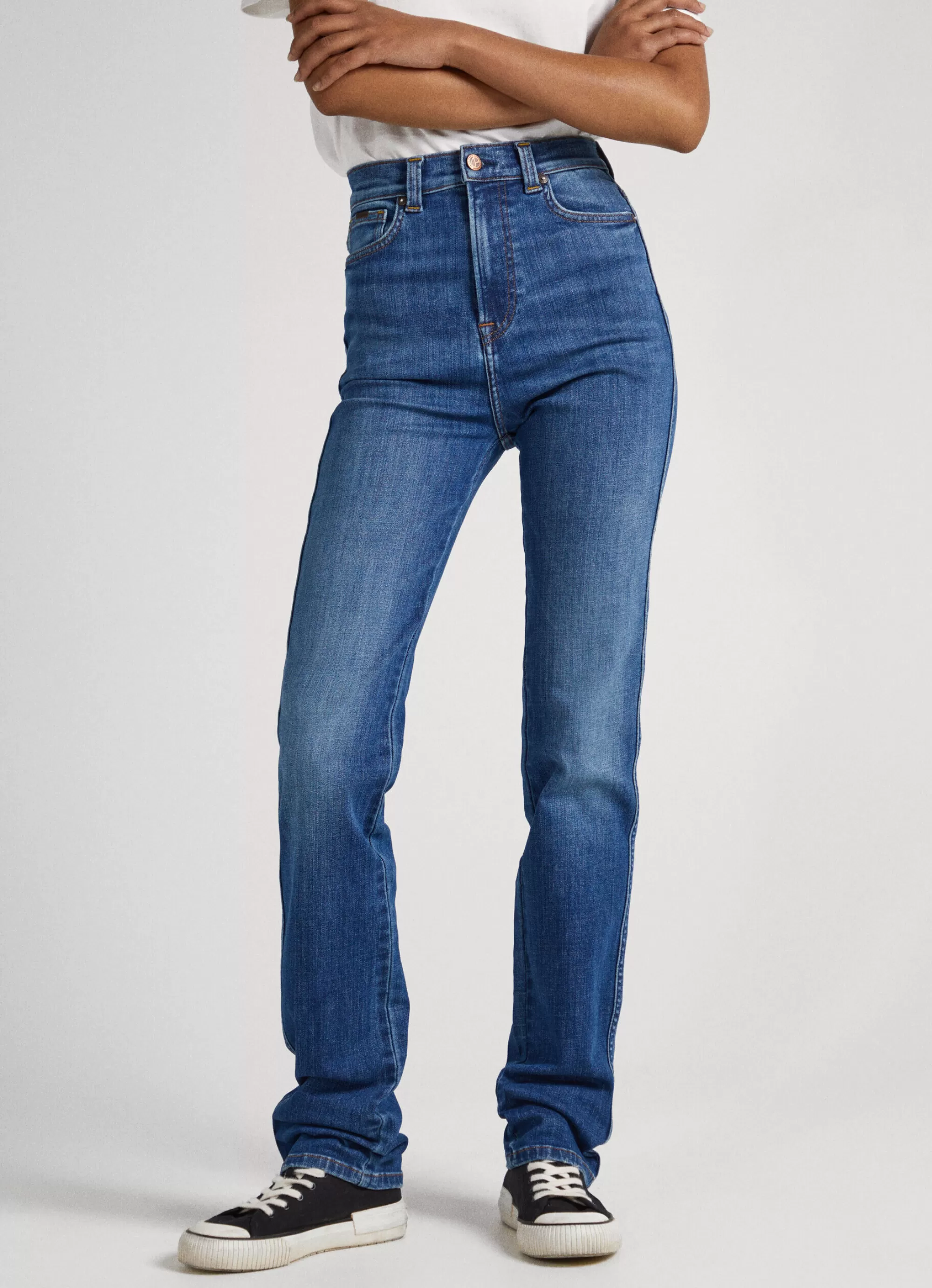 Mulher Pepe Jeans Straight>Jeans Cleo Straight Fit High Rise