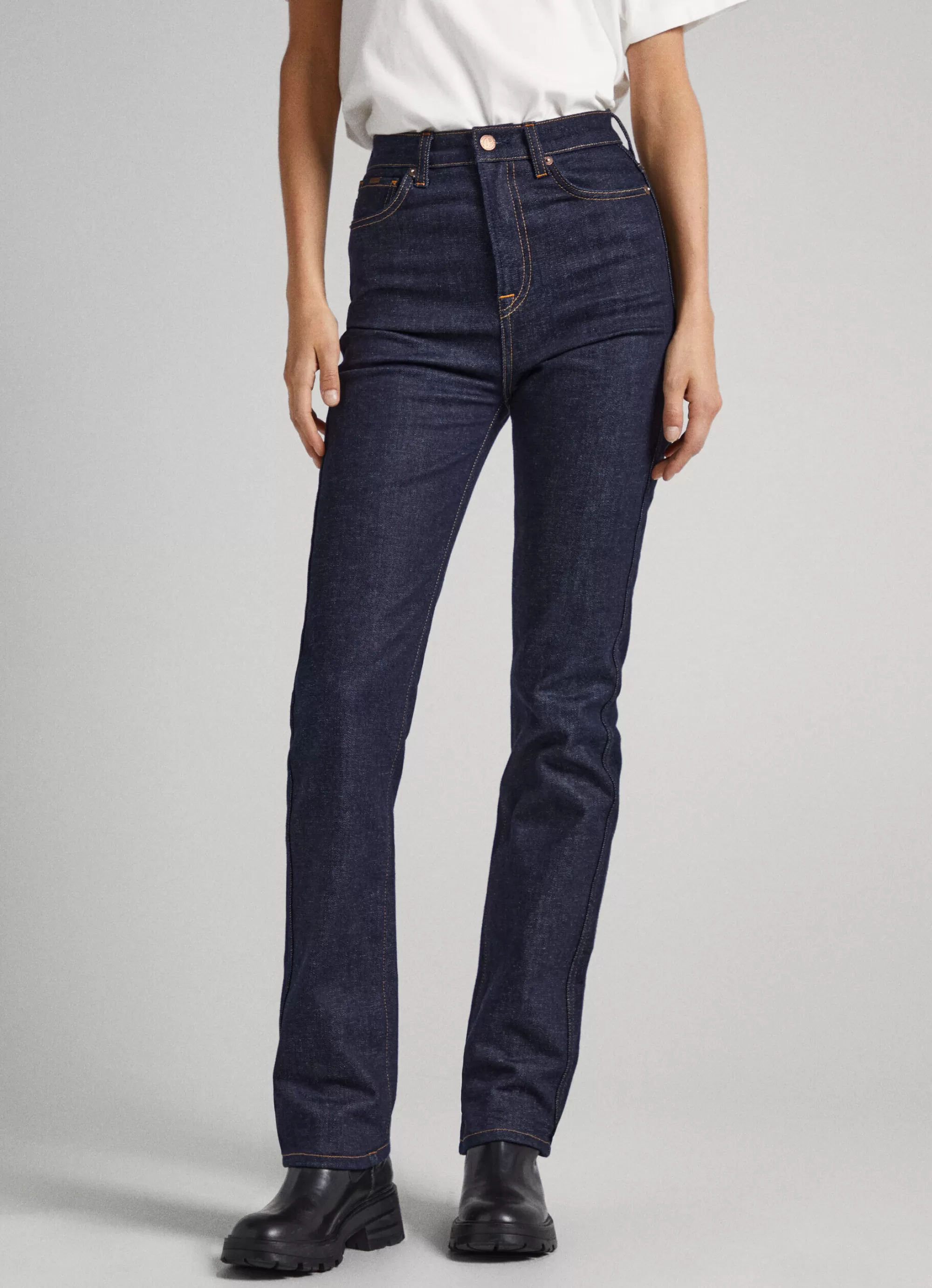 Mulher Pepe Jeans Straight>Jeans Cleo Straight Fit High Waist