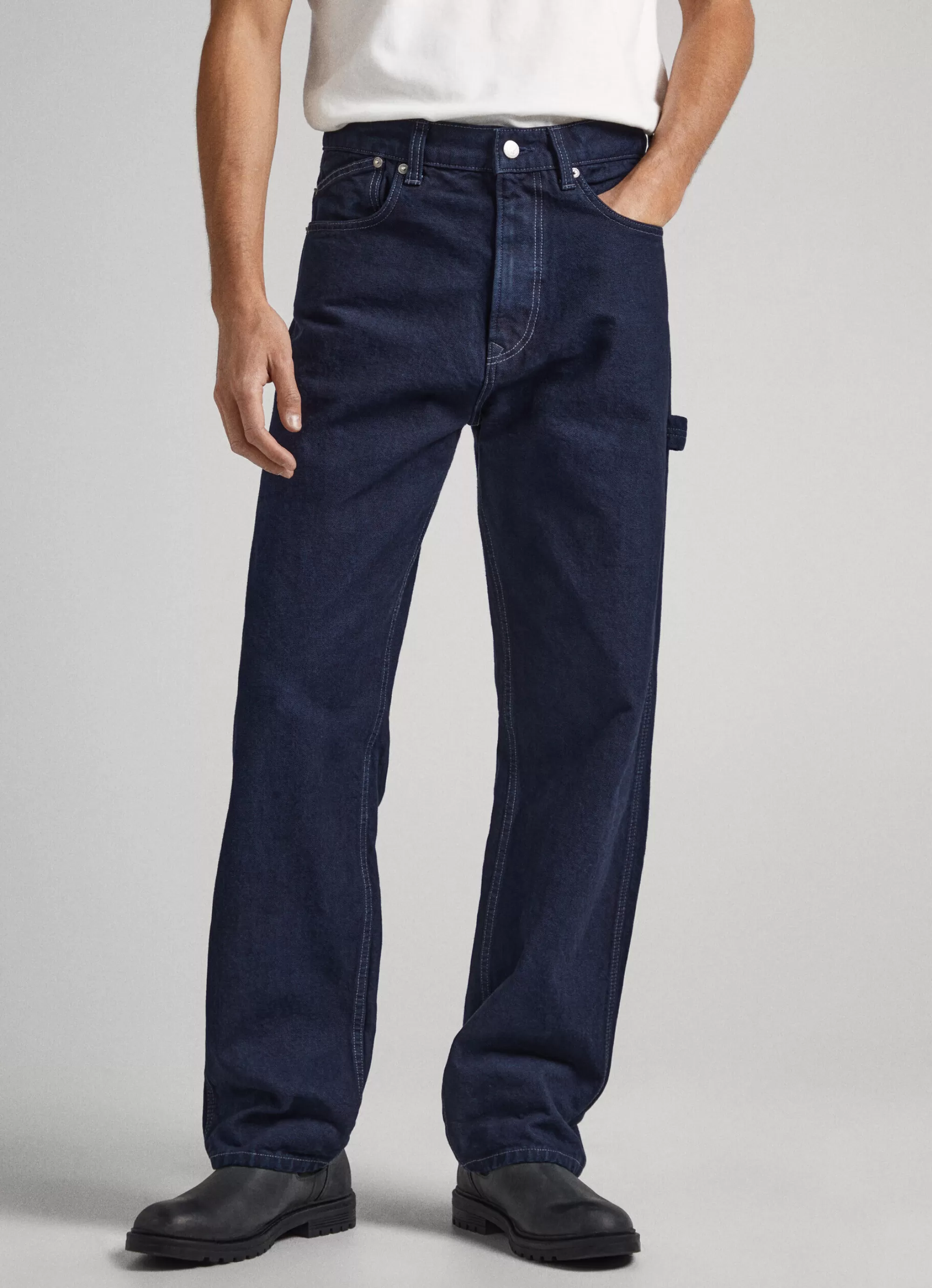 Homem Pepe Jeans Loose>Jeans Dan Canvas Loose Fit Drop