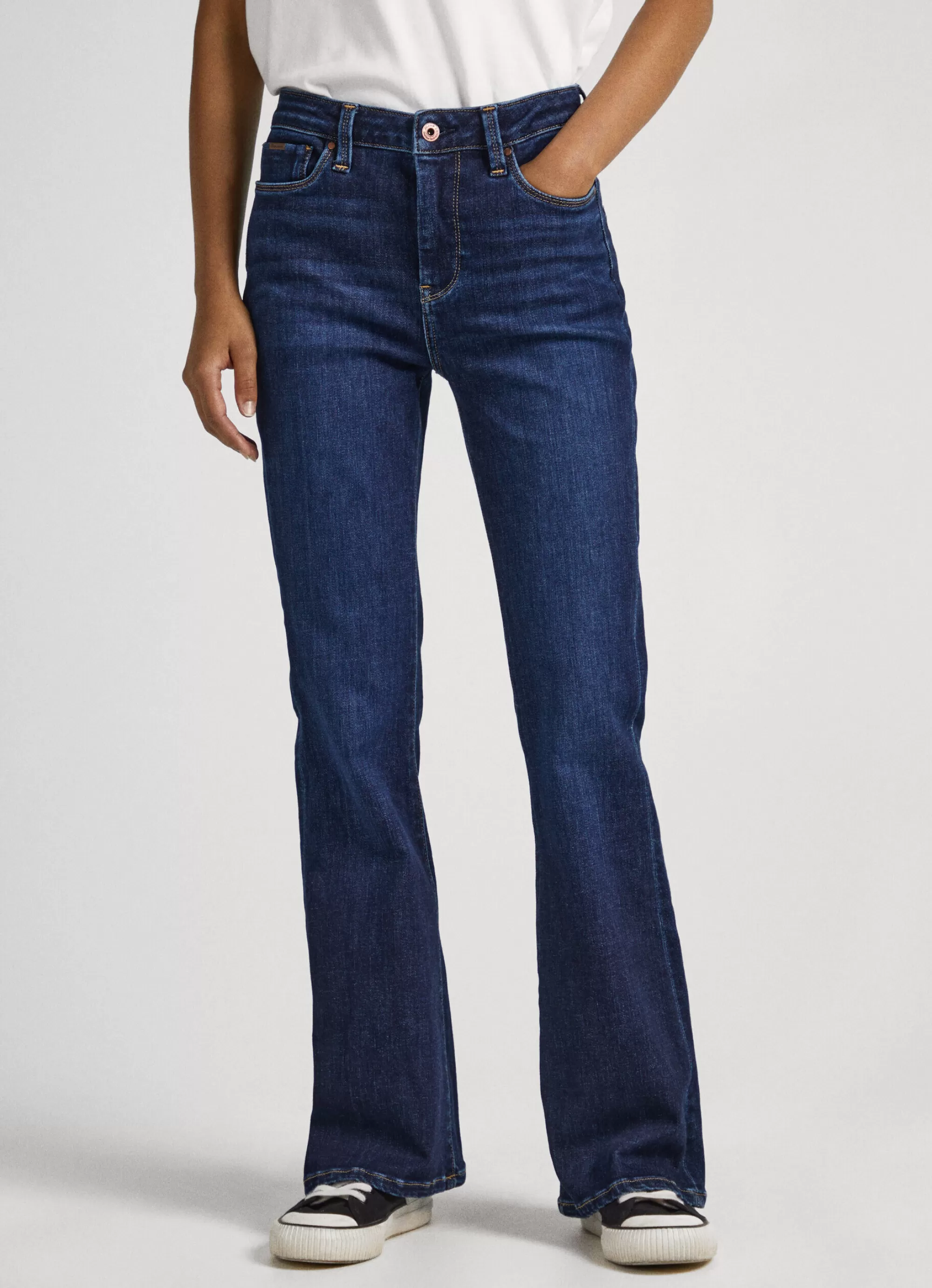 Mulher Pepe Jeans Flare E Boot Cut>Jeans Dion Flare Fit High-Rise Waist